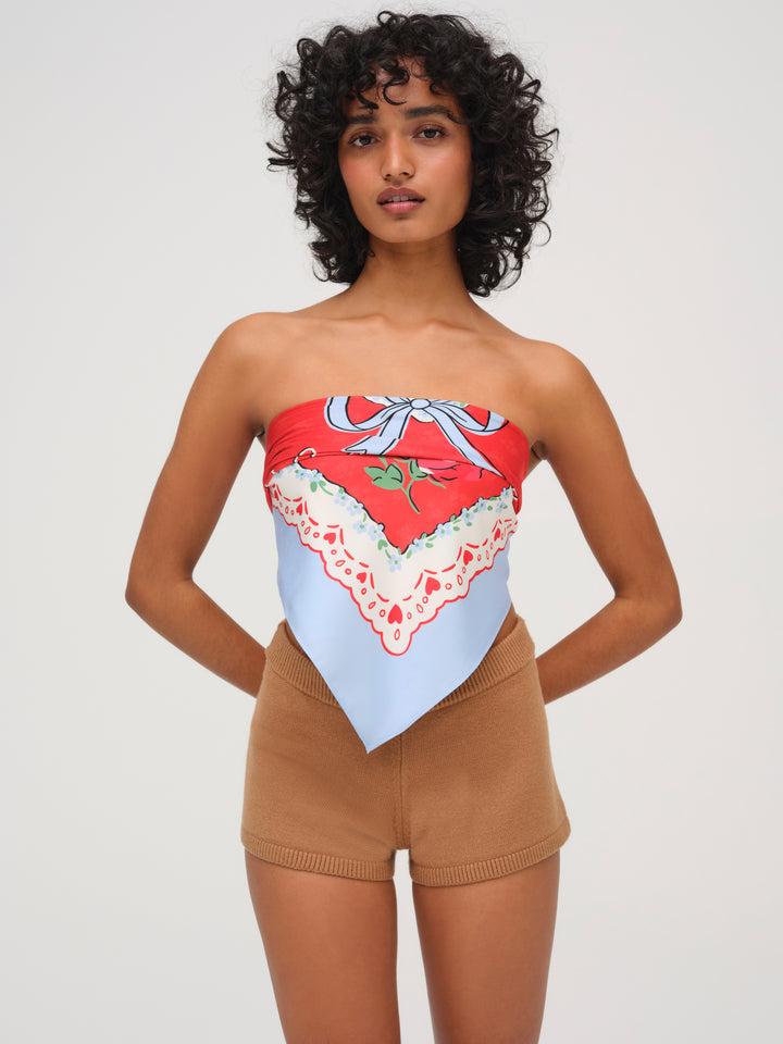 Ellie Knit Short — CAMEL Product Image