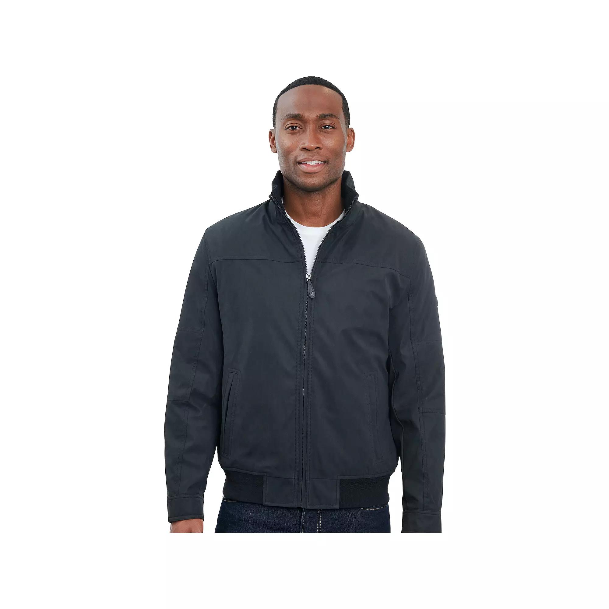 Men's London Fog Sherpa-Lined Microfiber Bomber Jacket,  Product Image