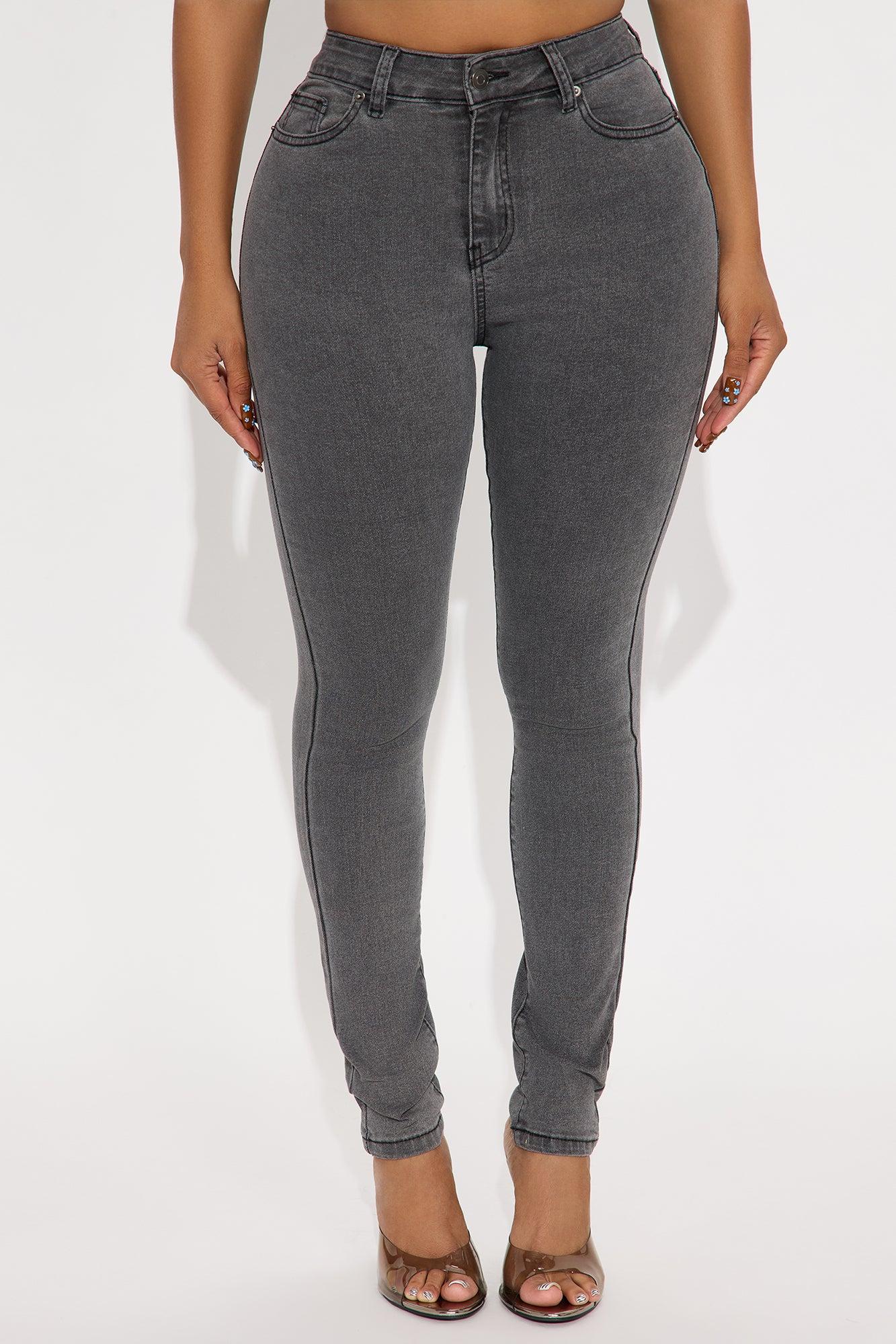 In The Black Skinny Jeans - Charcoal Female Product Image