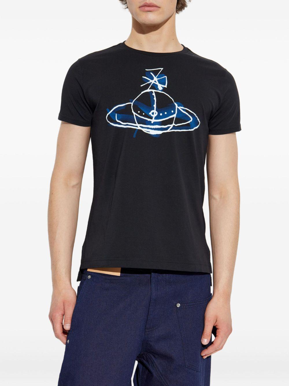 Orb-print T-shirt Product Image
