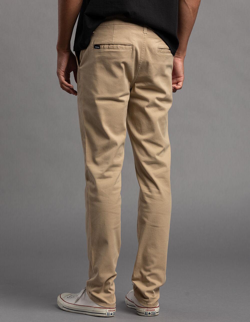 RSQ Mens Skinny Chino Pants - DESERT Product Image