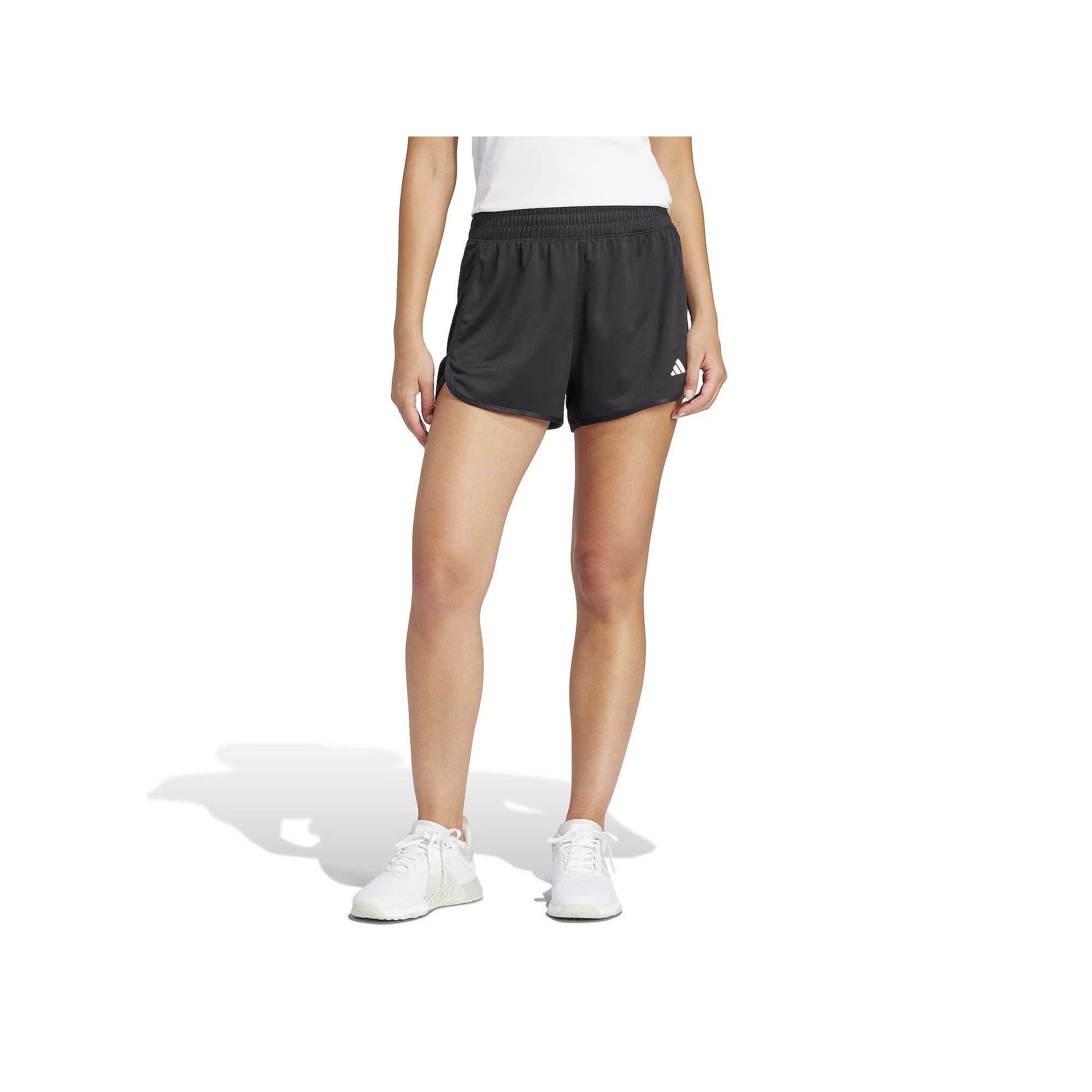 Women's adidas Pacer Essentials Knit High-Rise Shorts,  Product Image