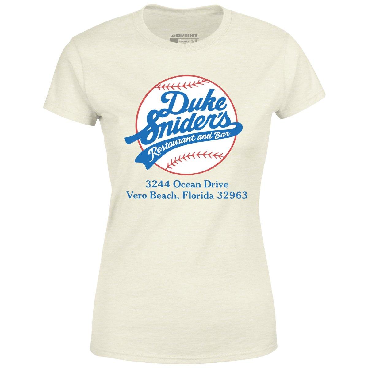 Duke Snider's - Vero Beach, FL - Vintage Restaurant - Women's T-Shirt Female Product Image