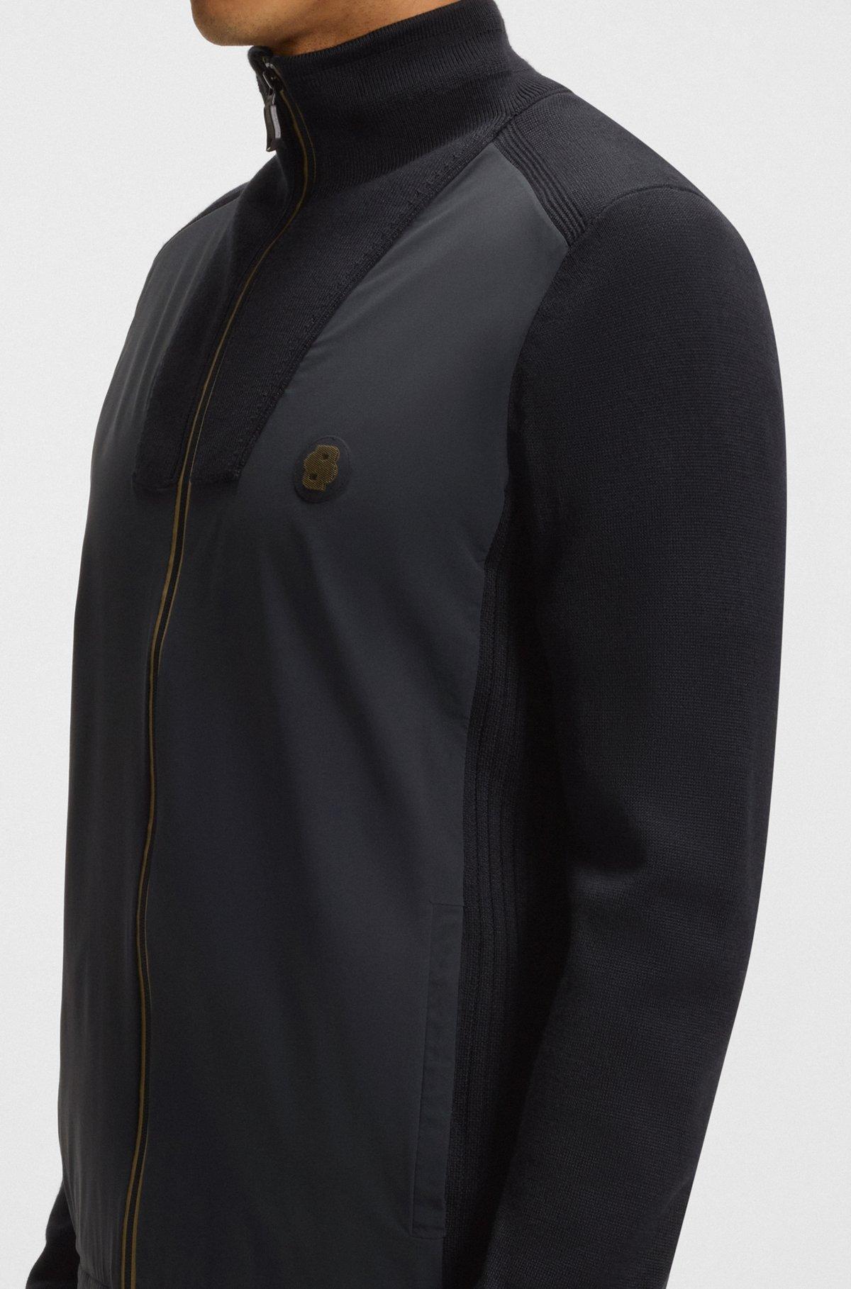 Knitted jacket with Double B monogram Product Image