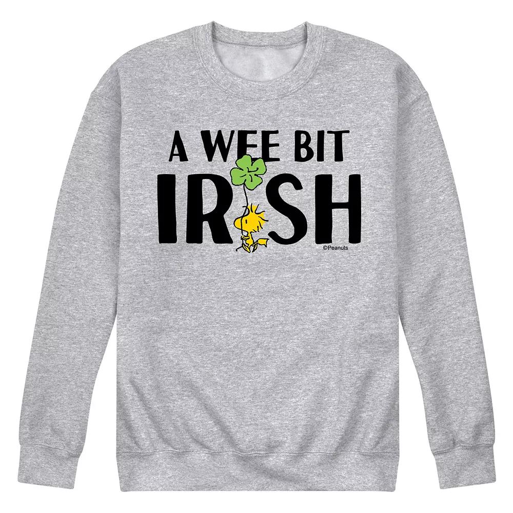 Men's Peanuts Wee Bit Irish Fleece Sweatshirt,  Product Image