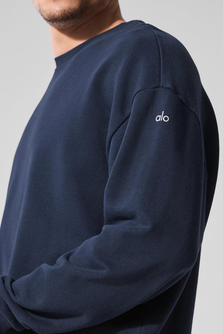 Chill Crew Neck Pullover - Navy Male Product Image