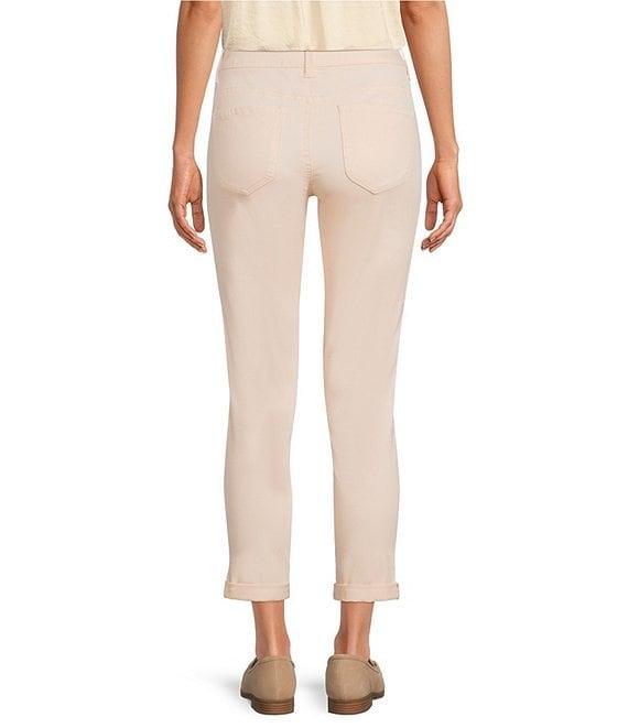 Gibson & Latimer Perfect Fit Twill Mid Rise Roll-Cuff Skinny Jeans Product Image