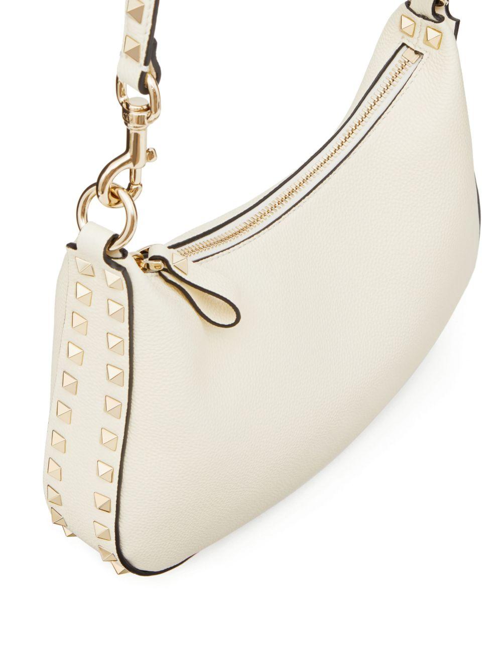 small Rockstud leather shoulder bag Product Image