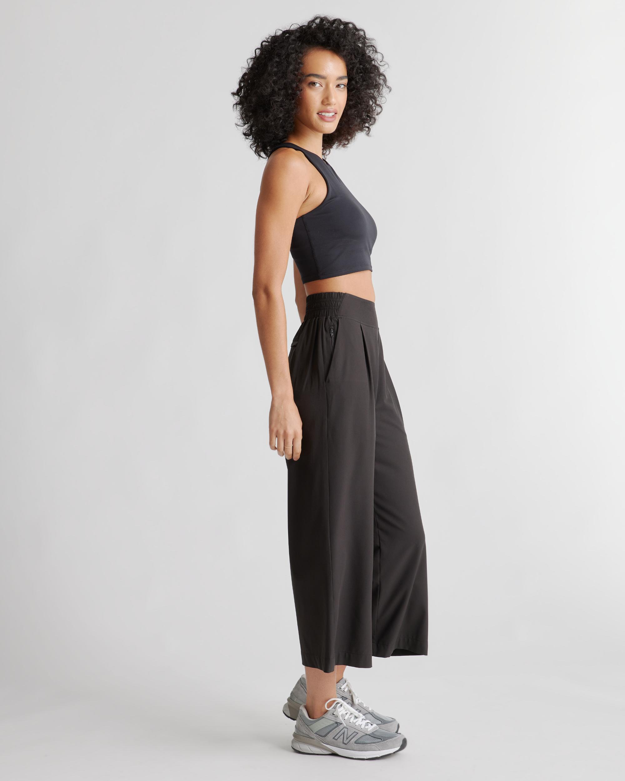 Quince | Women's Performance Tech Wide Leg Pants Size XL, Recycled Polyester Product Image