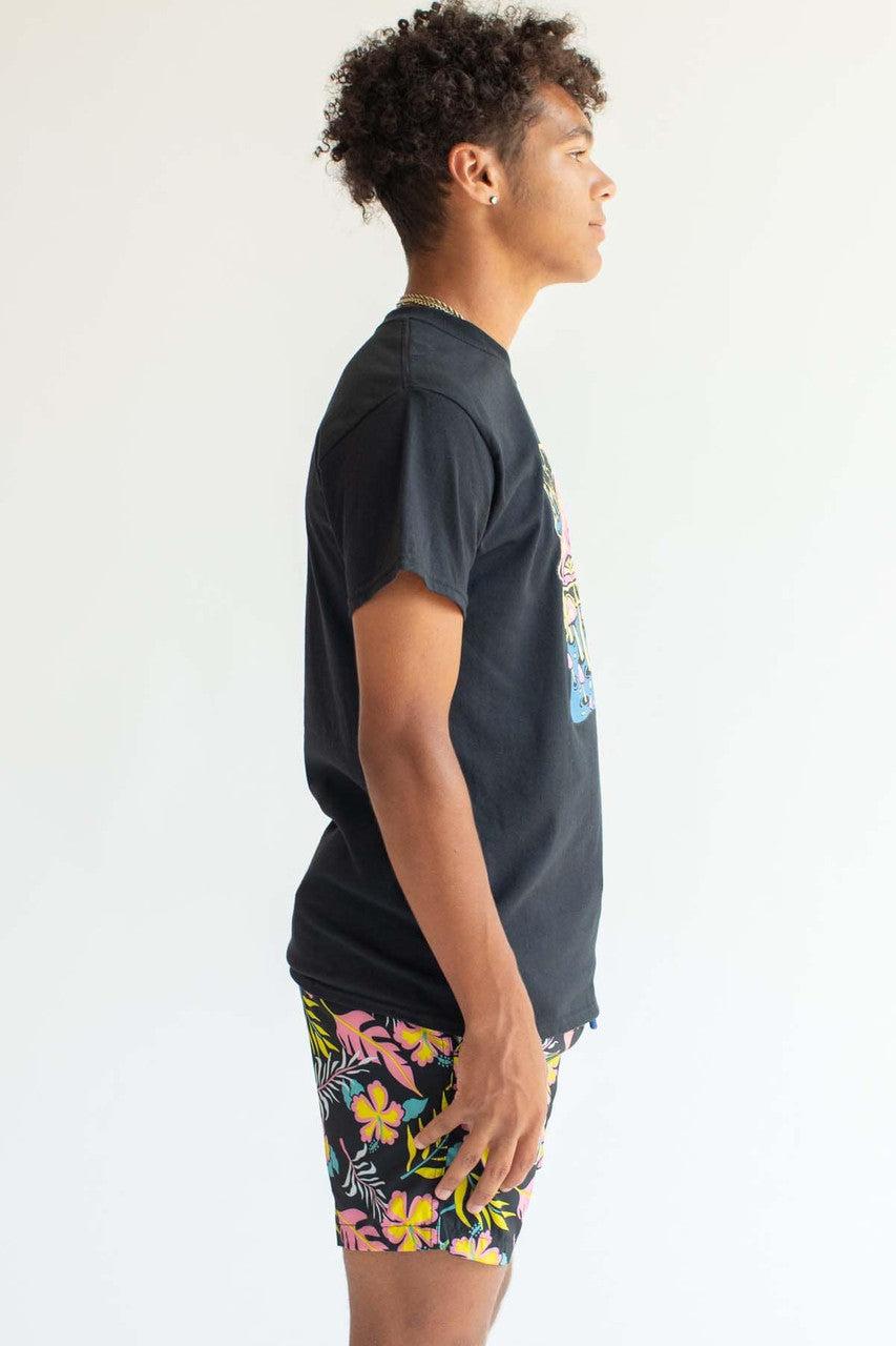 Black Miami Night Swim Shorts Product Image