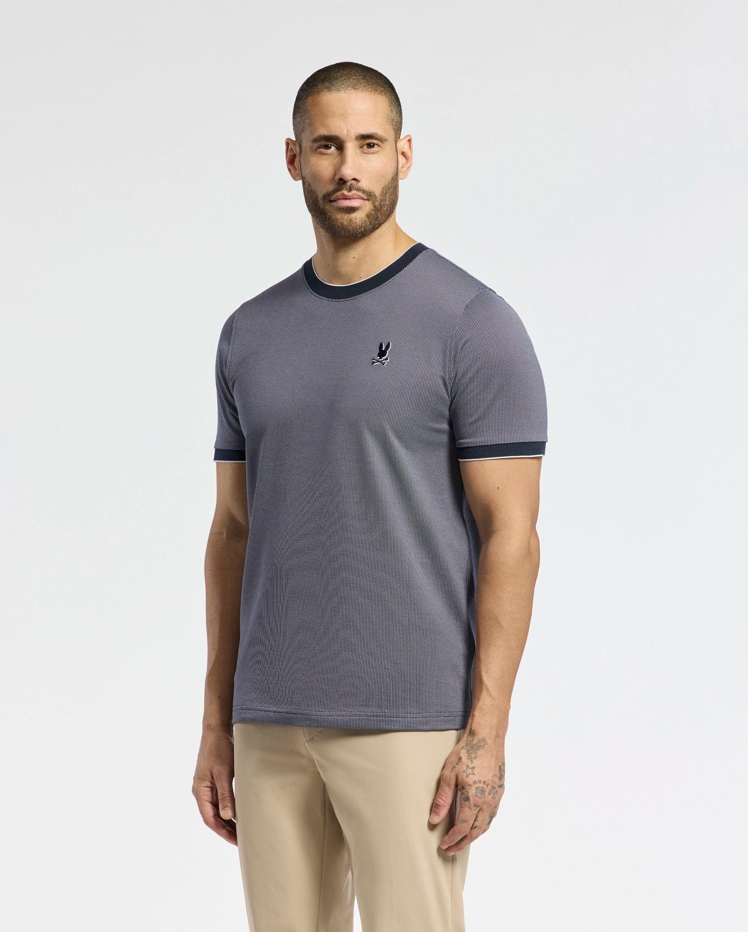 MENS MACKAY JACQUARD SIGNATURE TEE - B6U576F200 Male Product Image