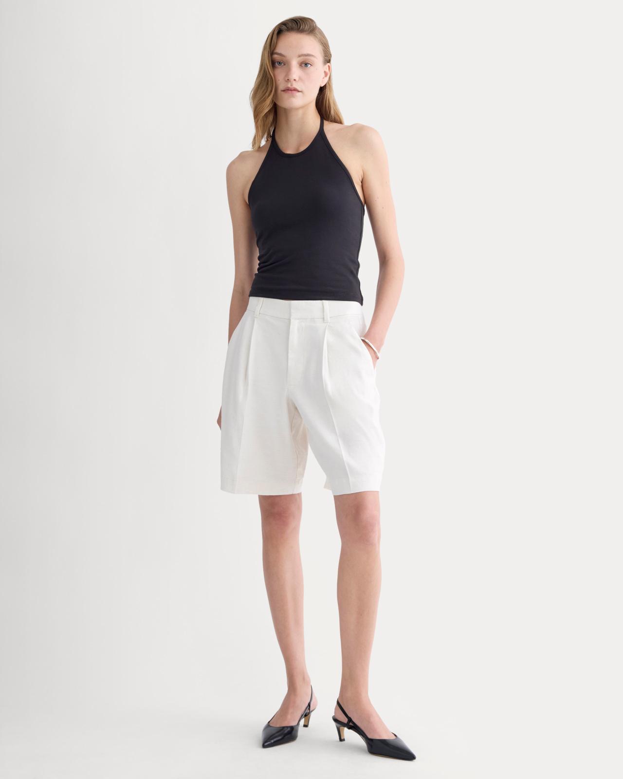 Womens Pleated Short in Stretch Linen by Everlane Product Image