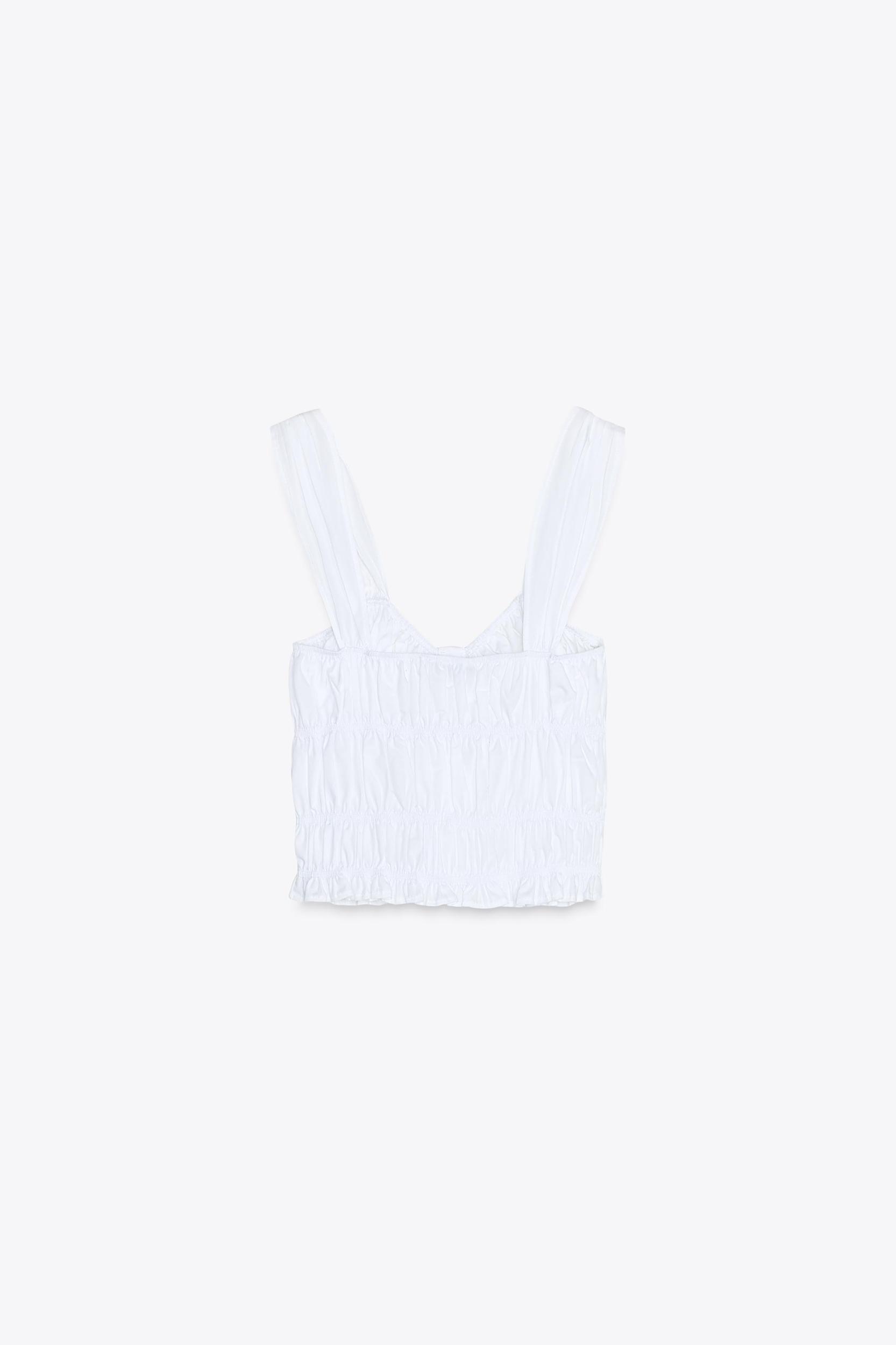 RUCHED CROP TOP Product Image