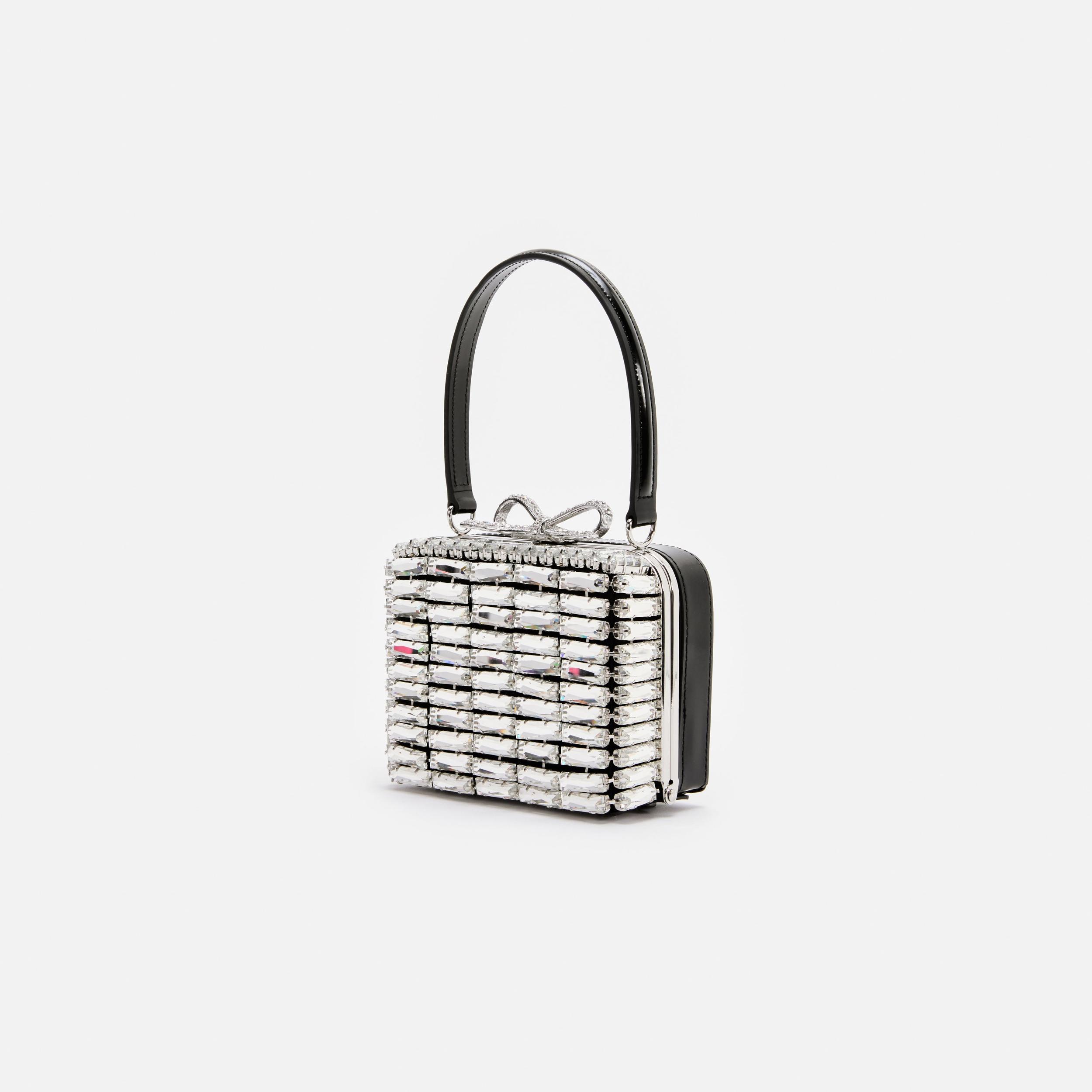 Silver Crystal Micro Bag Product Image