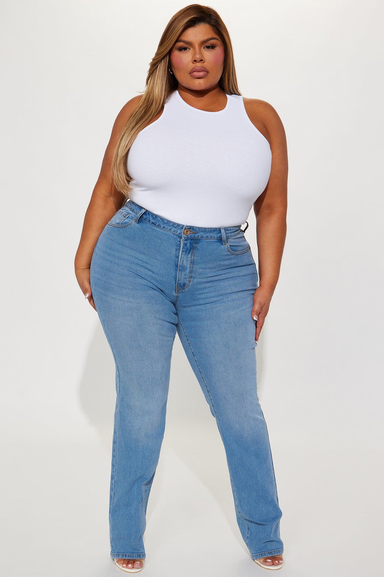 Model Attitude Racerback Bodysuit - White Product Image