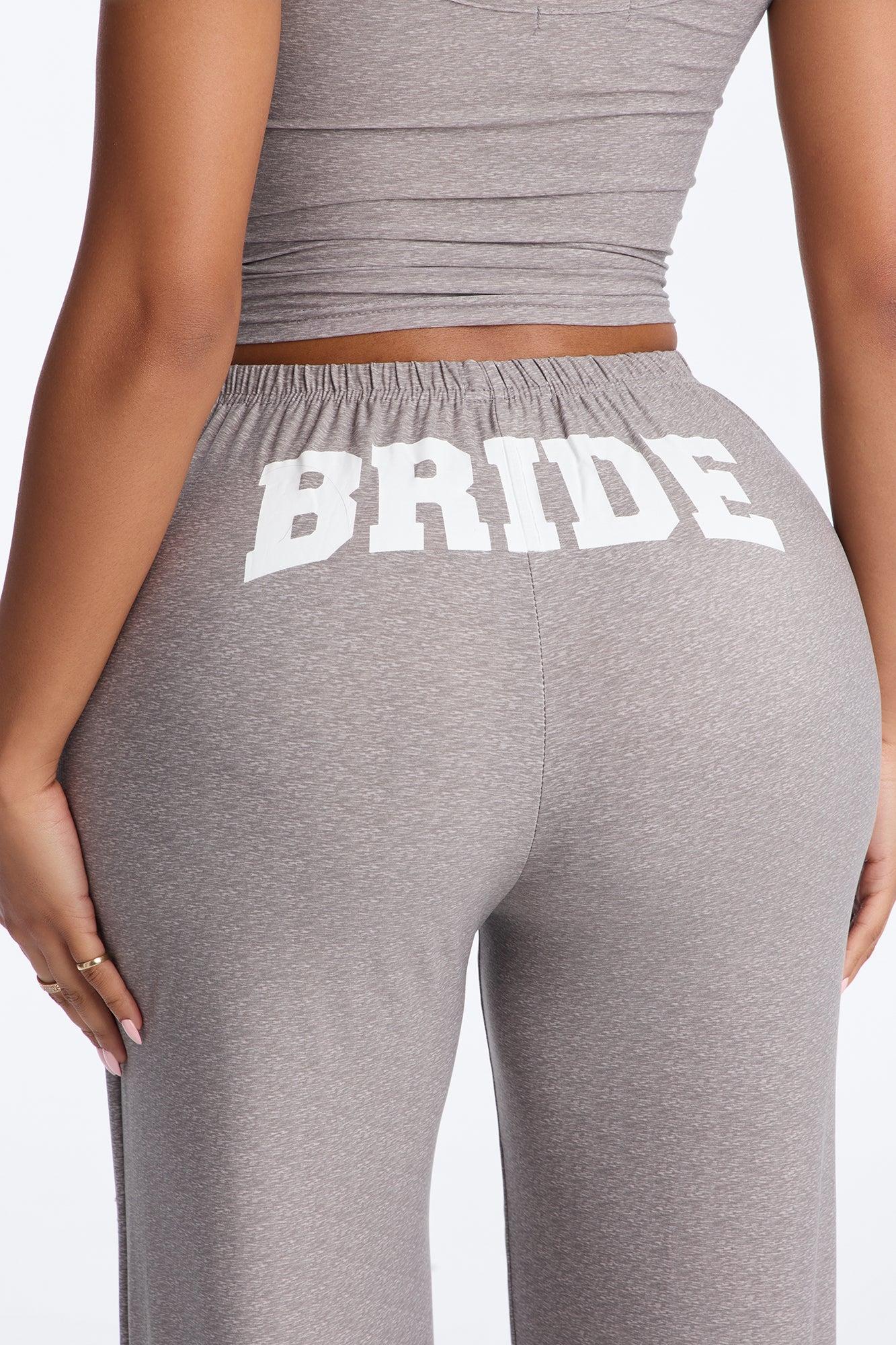 Bride Boarding PJ Set - Heather Grey Female Product Image