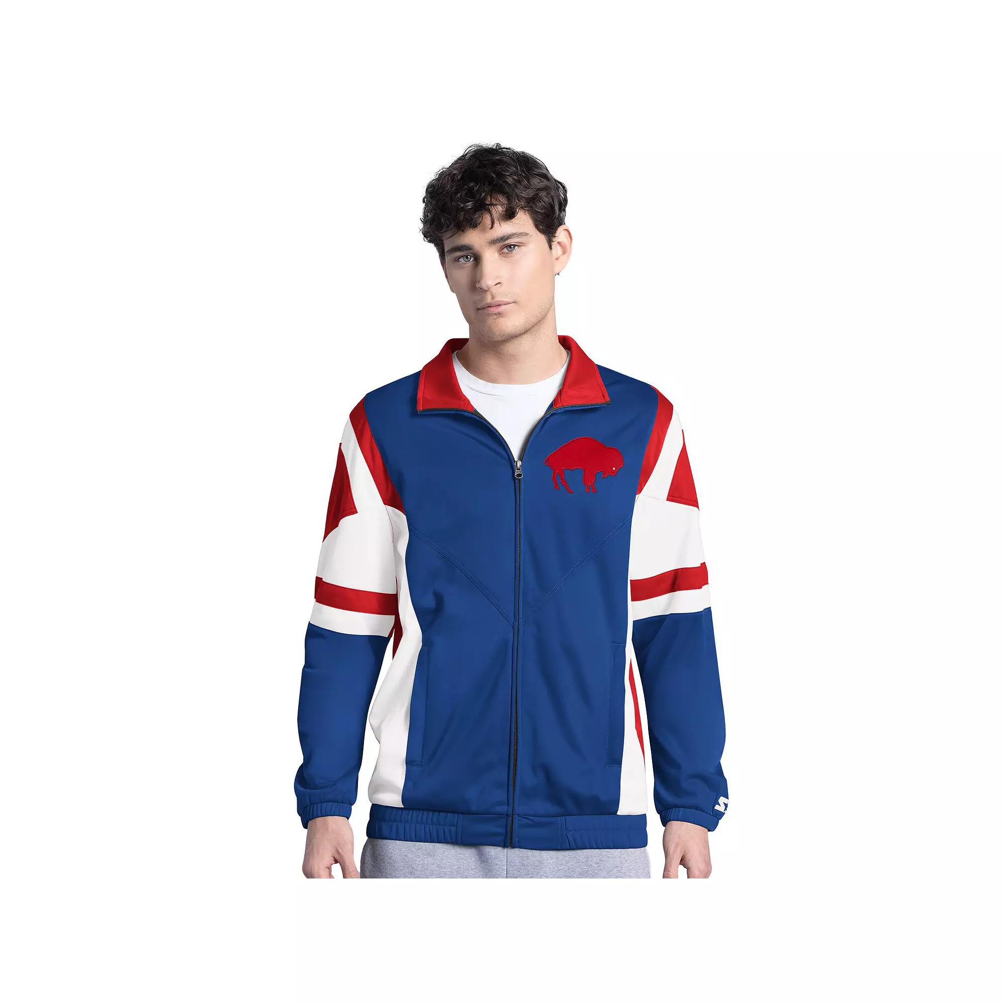 Men's Starter Royal Buffalo Bills Contender Vintage Logo Full-Zip Track Jacket,  Product Image