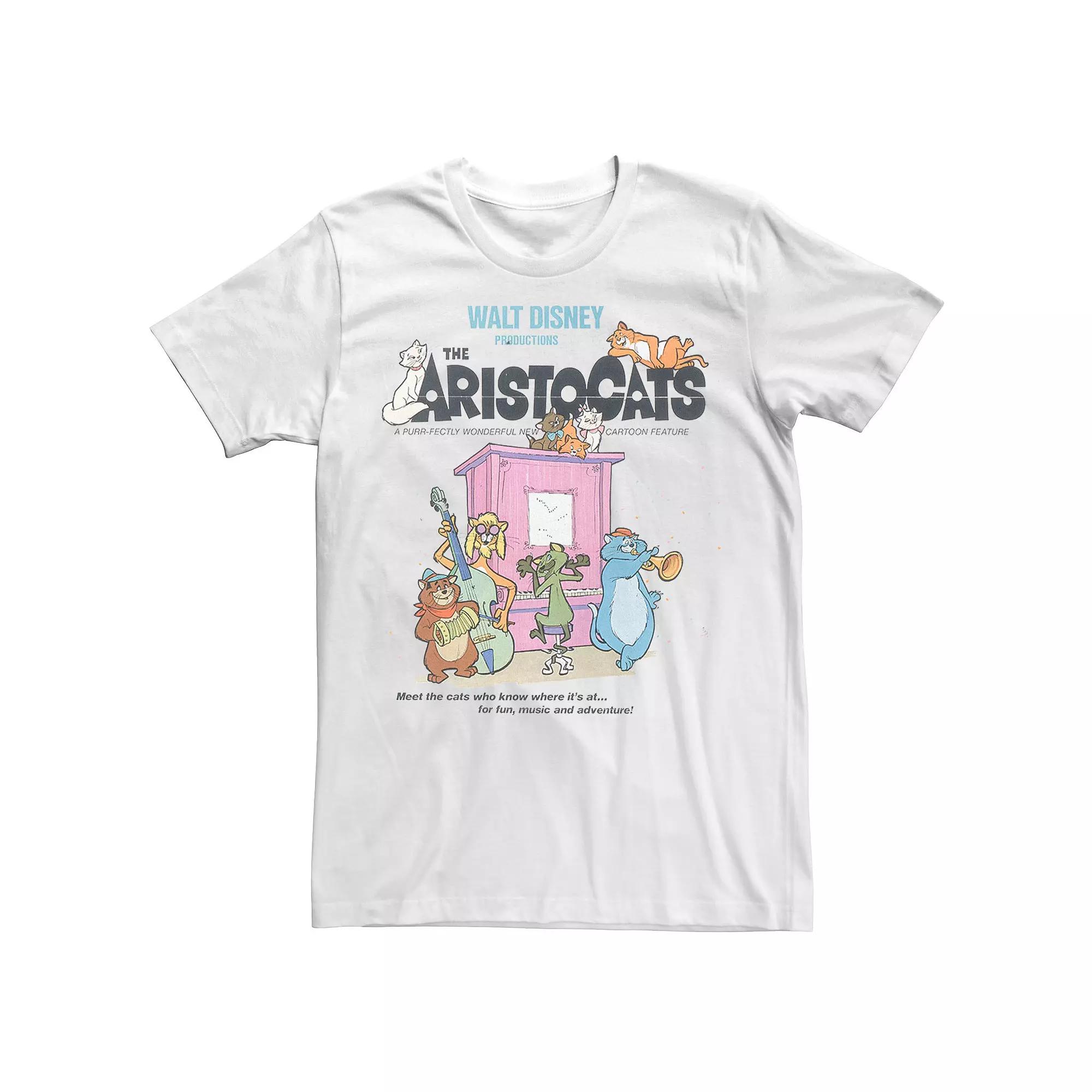 Disney's The Aristocats Group Shot Classic Poster Men's Tee,  Product Image