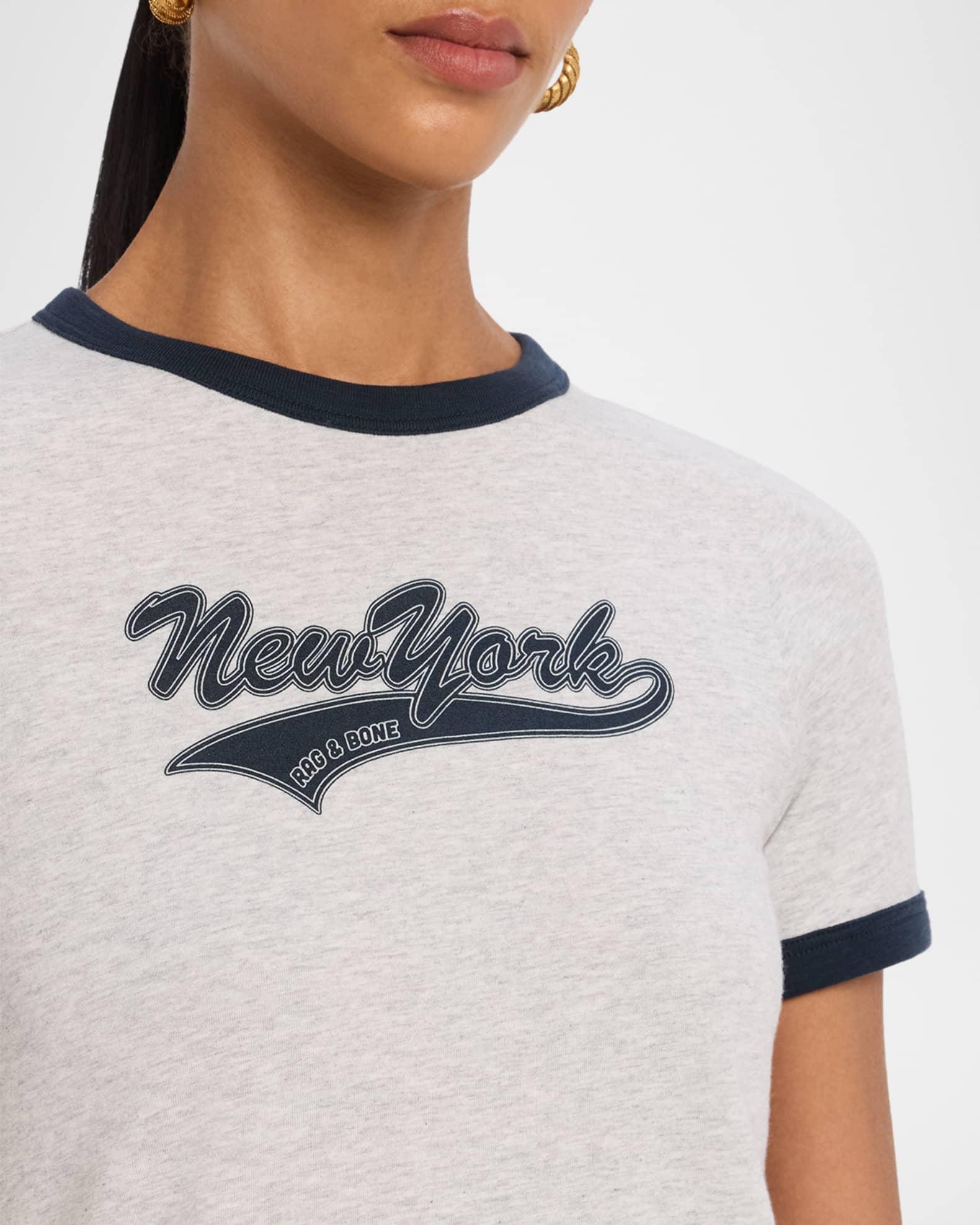 New York Crewneck Ringer Tee Product Image