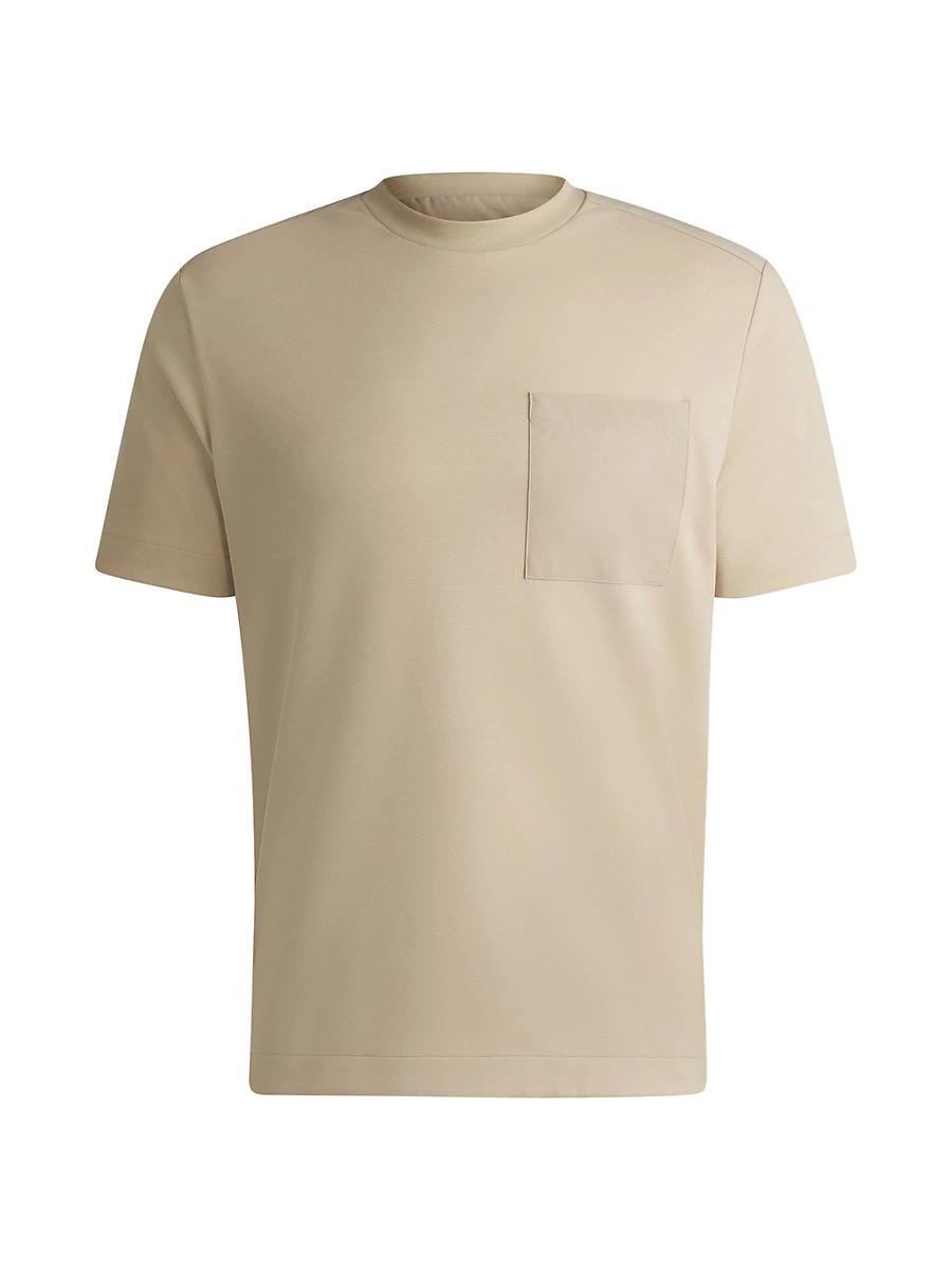 Mens T-Shirt with Tonal Trims Product Image