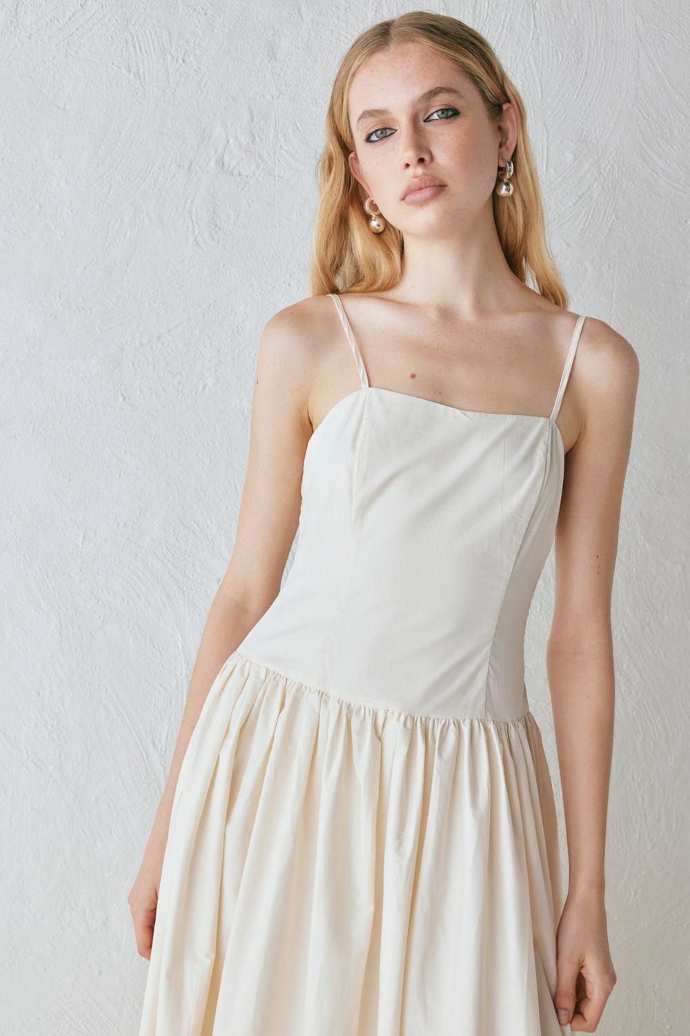 Sloane Maxi Dress Cream Product Image