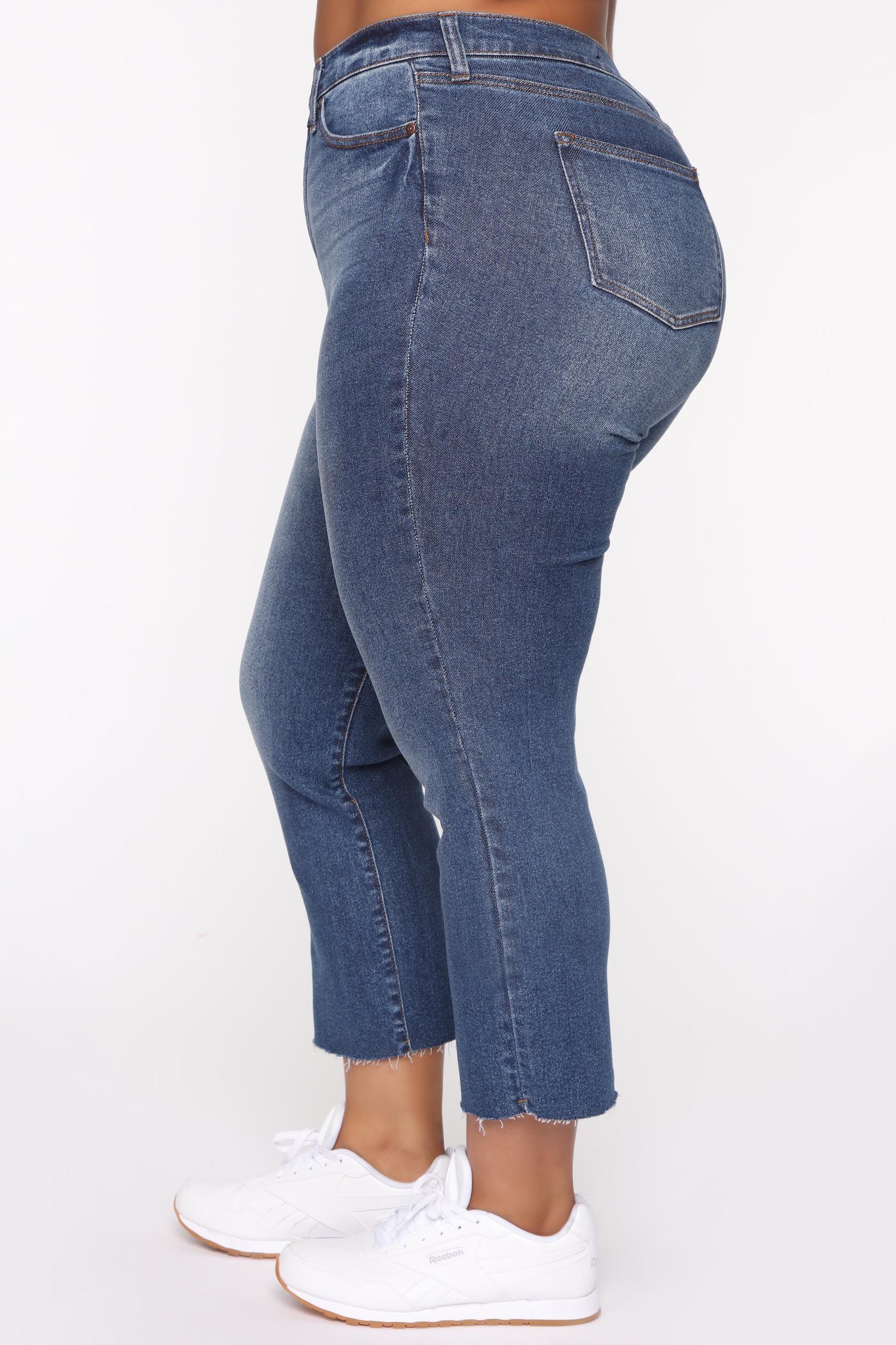 Burning Love High Rise Mom Jeans - Medium Blue Wash Product Image