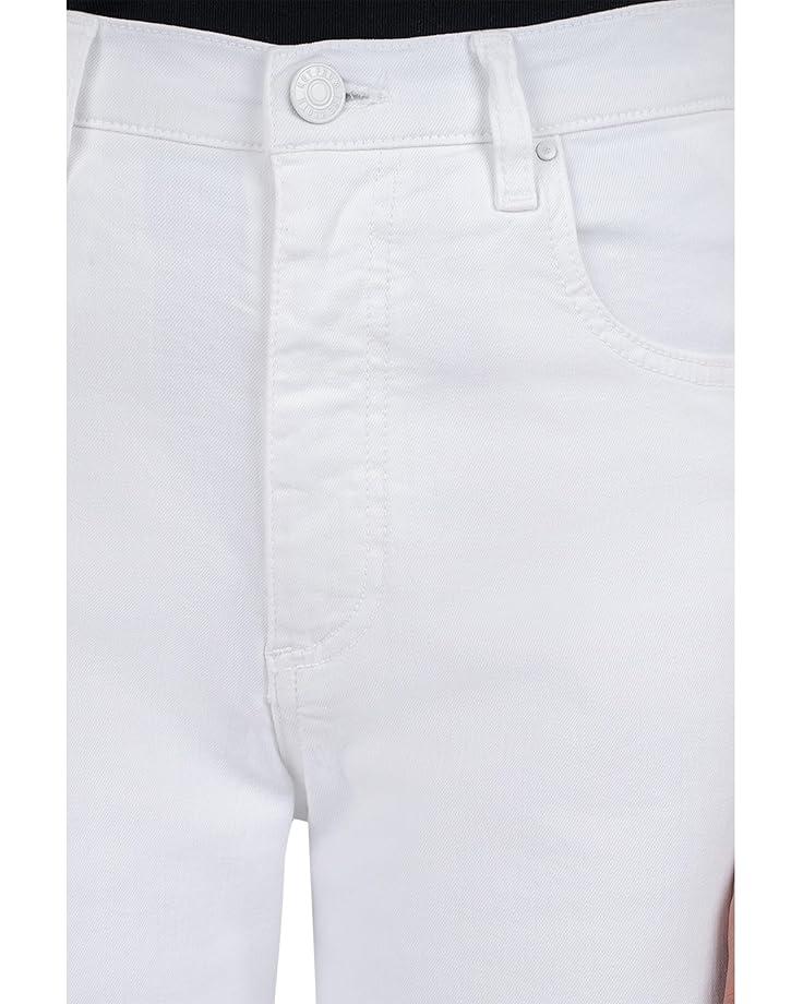 Meg High-Rise Fab Ab Wide Leg Raw Hem in Biscuit Product Image