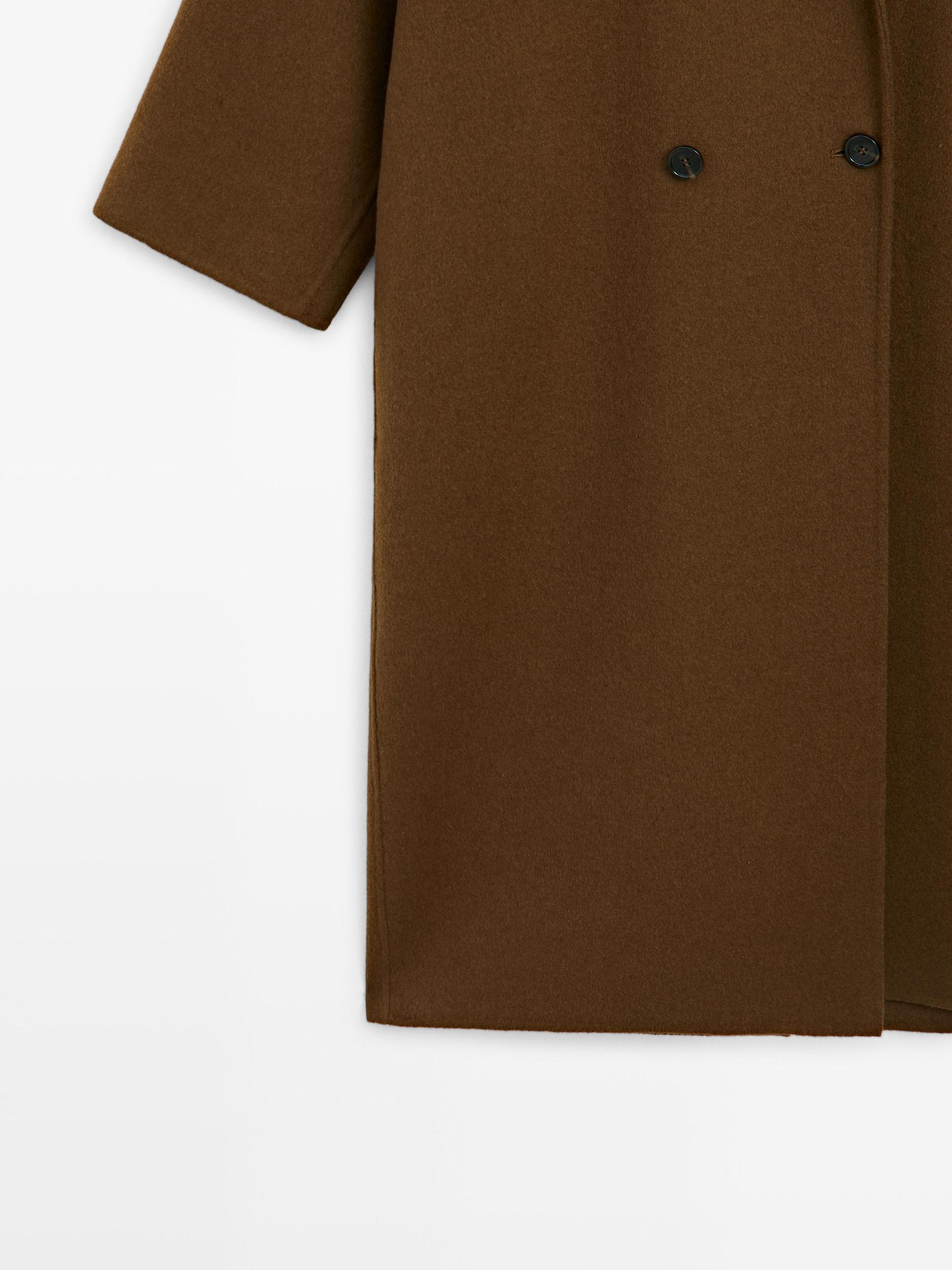 Long wool blend coat Product Image