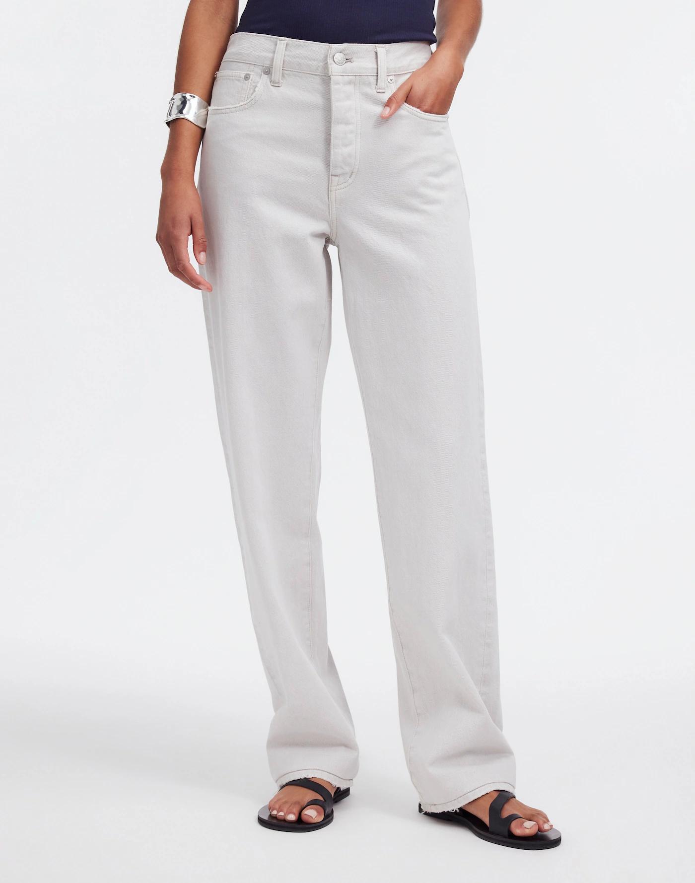 Low-Slung Straight Jeans Product Image