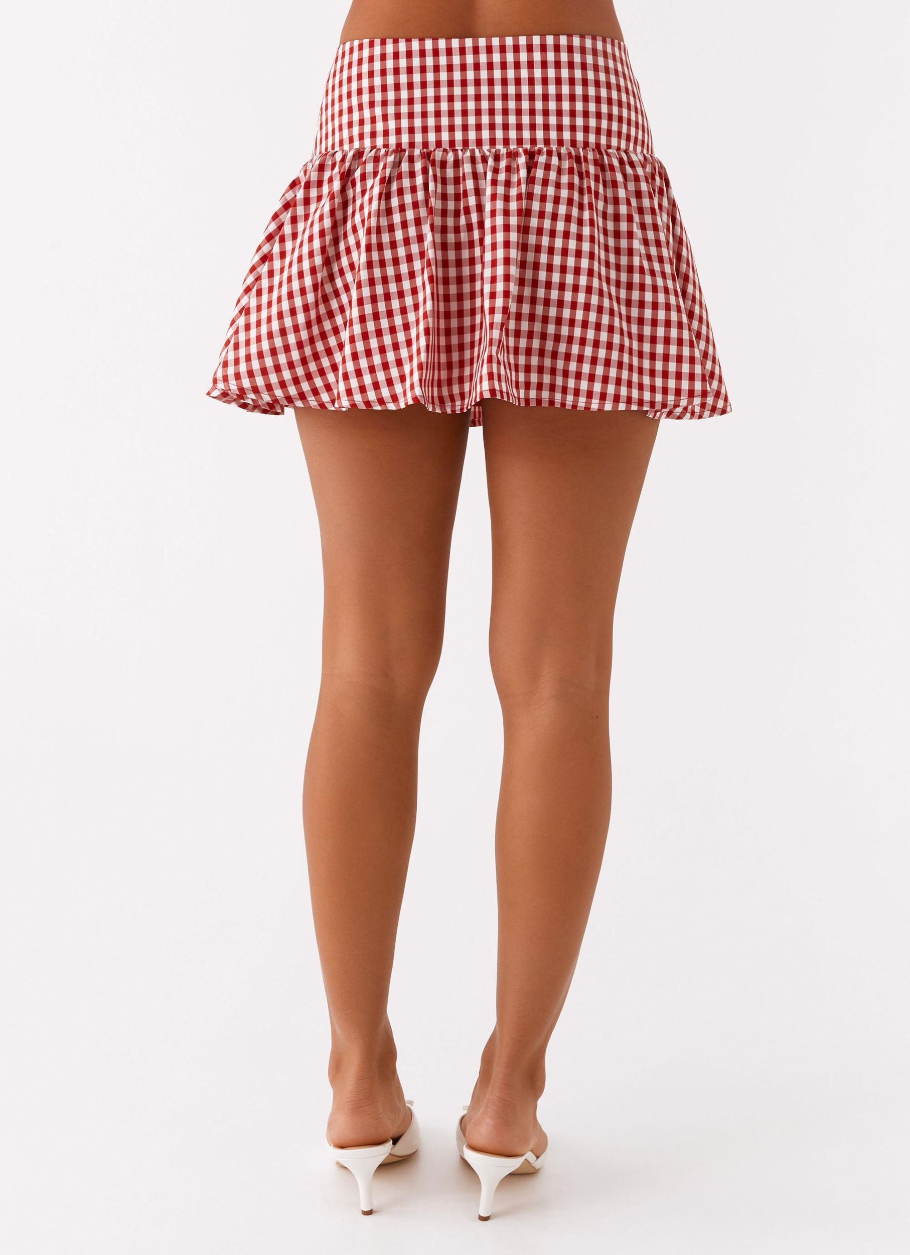 Bellamy Top - Red Gingham Product Image