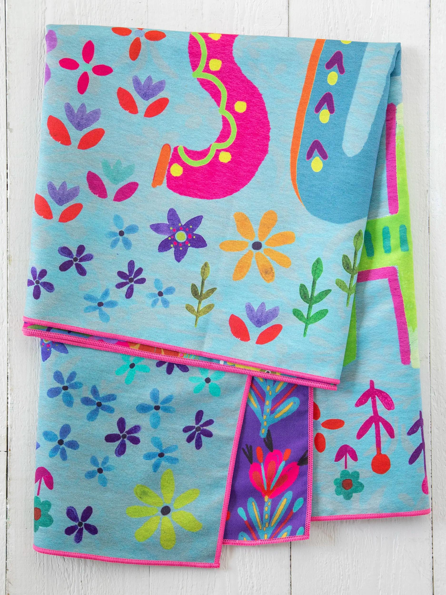 Double-Sided Microfiber Beach Towel - Hello Sunshine Product Image