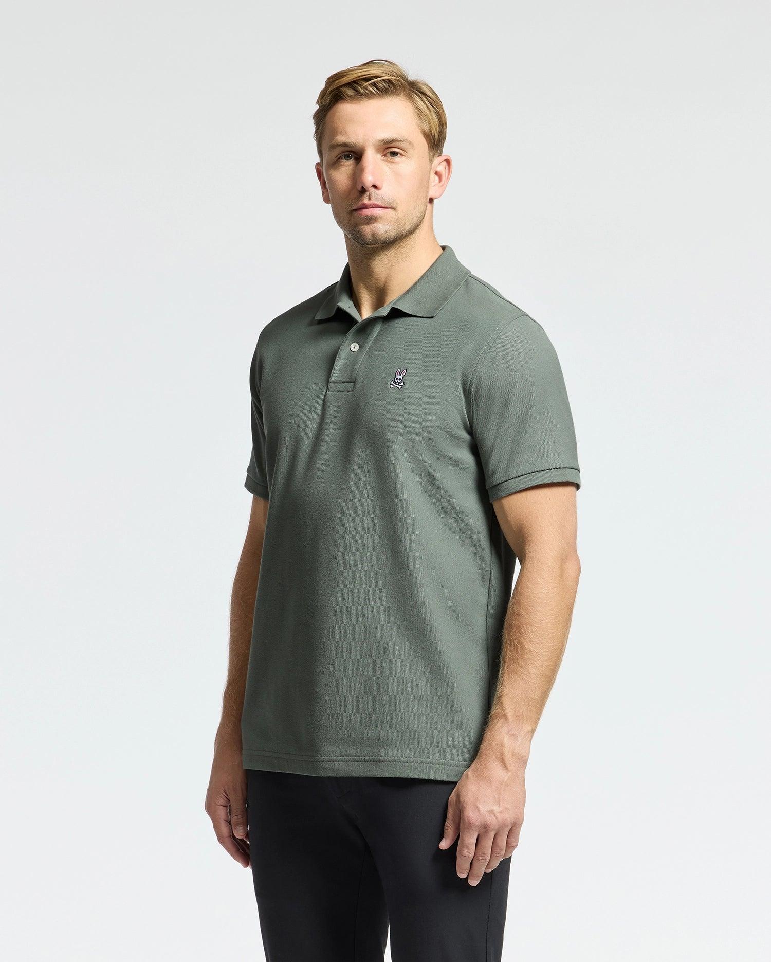 MENS CLASSIC PIQUE POLO SHIRT - B6K001B200 Male Product Image