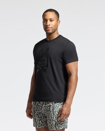 MENS PAYSON LEATHER PRINT GRAPHIC TEE - B6U213E200 Product Image