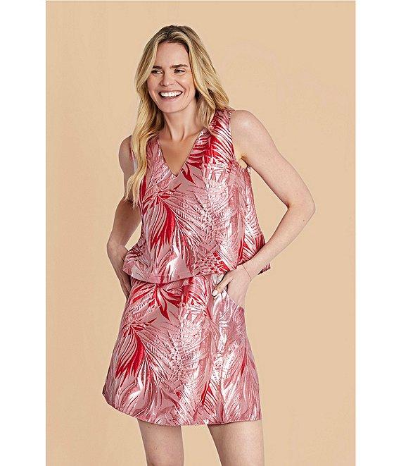 Buru Everyday Palm Brocade Coordinating Mini Skirt Product Image