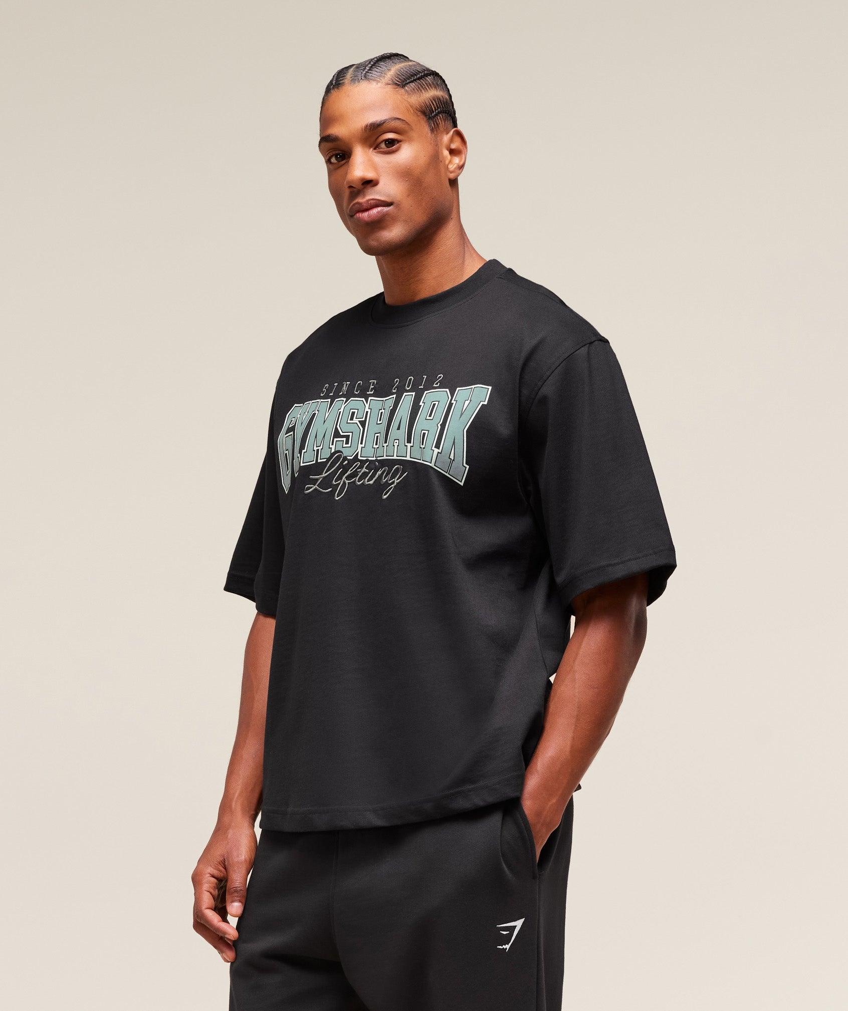 Gymshark Lifting Essentials T-Shirt - Black Male Product Image