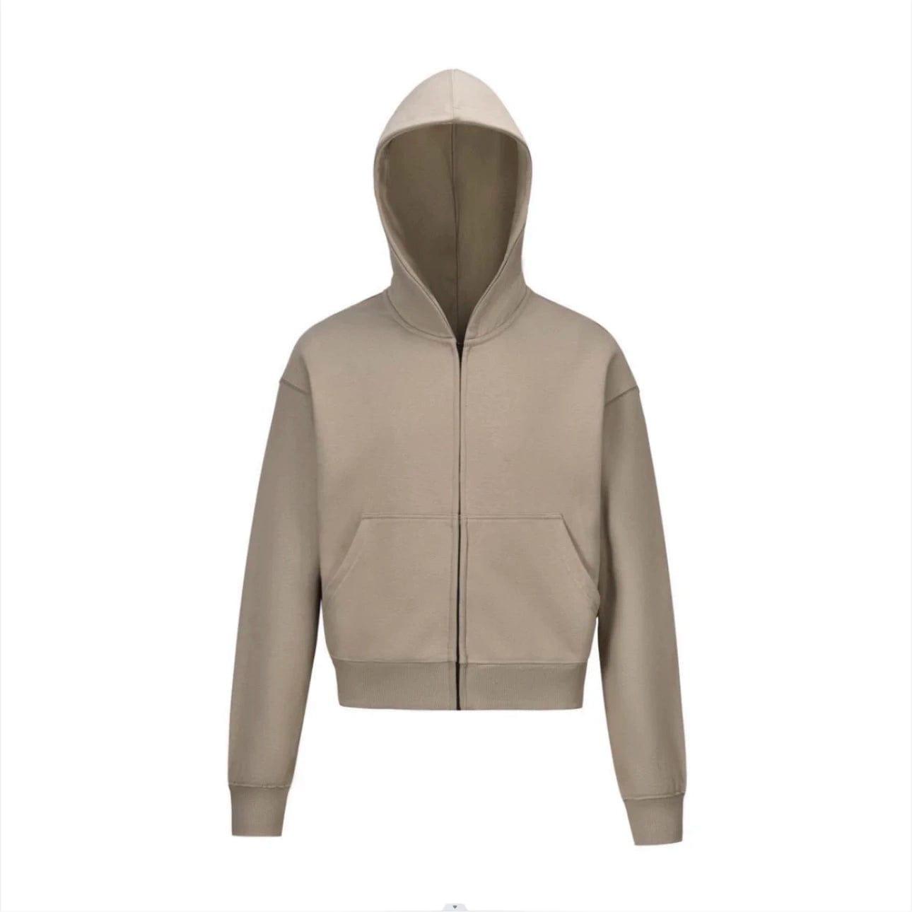 RT No. 10828 BOXY ZIP-UP HOODIE Product Image