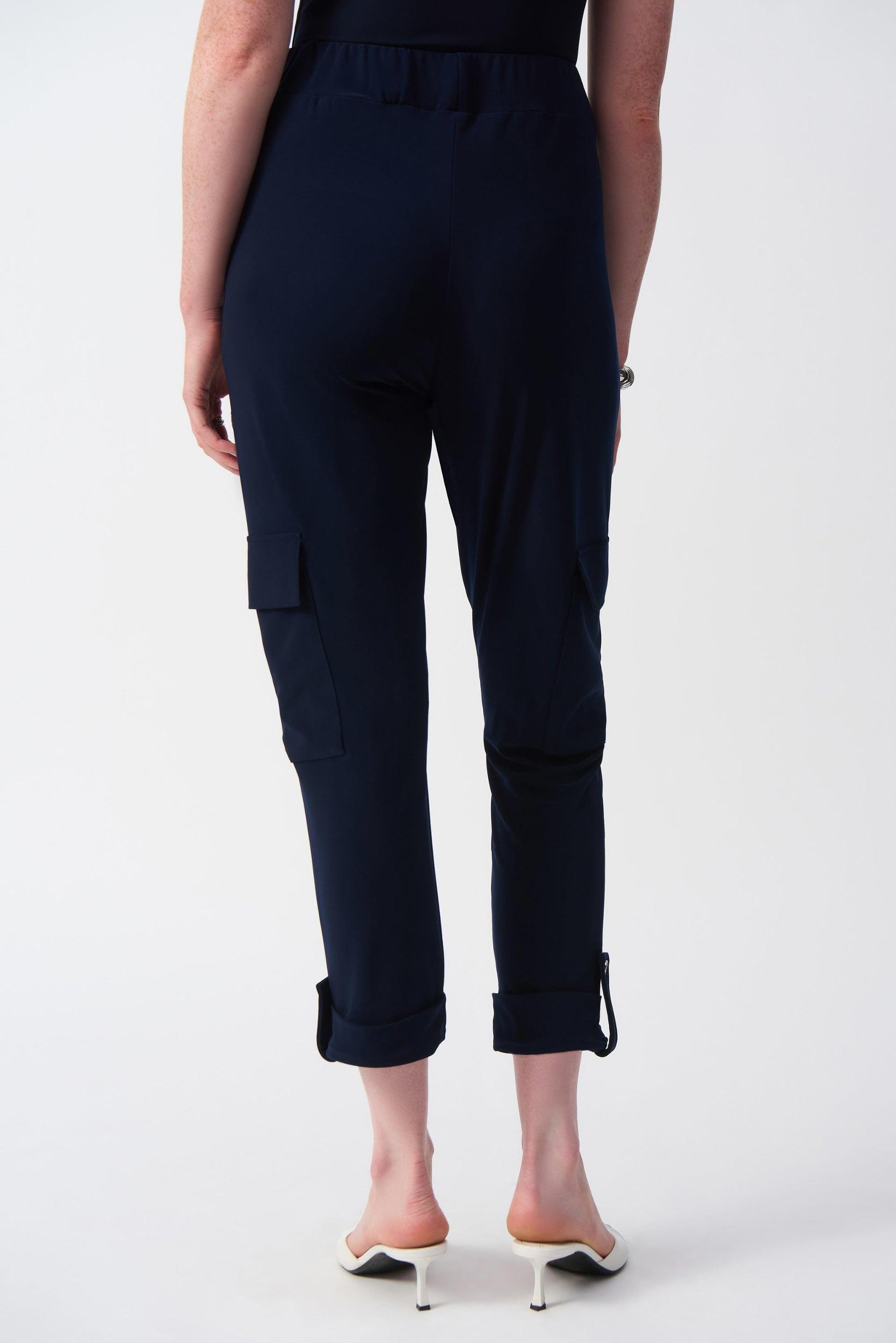 Silky Knit Jogger Pull-On Pants- Midnight Blue Product Image