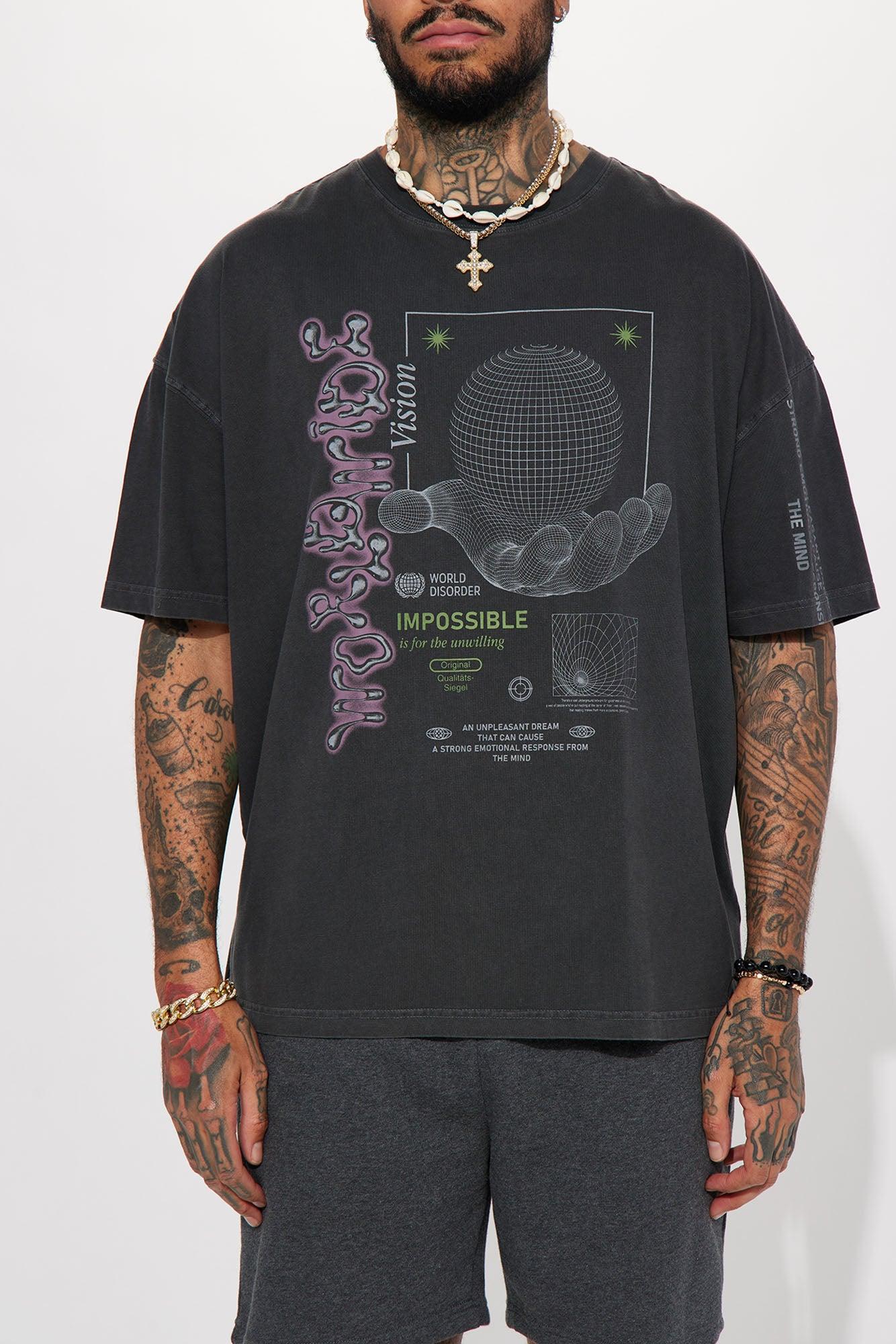 Worldwide Oversized Short Sleeve Tee - Black Product Image