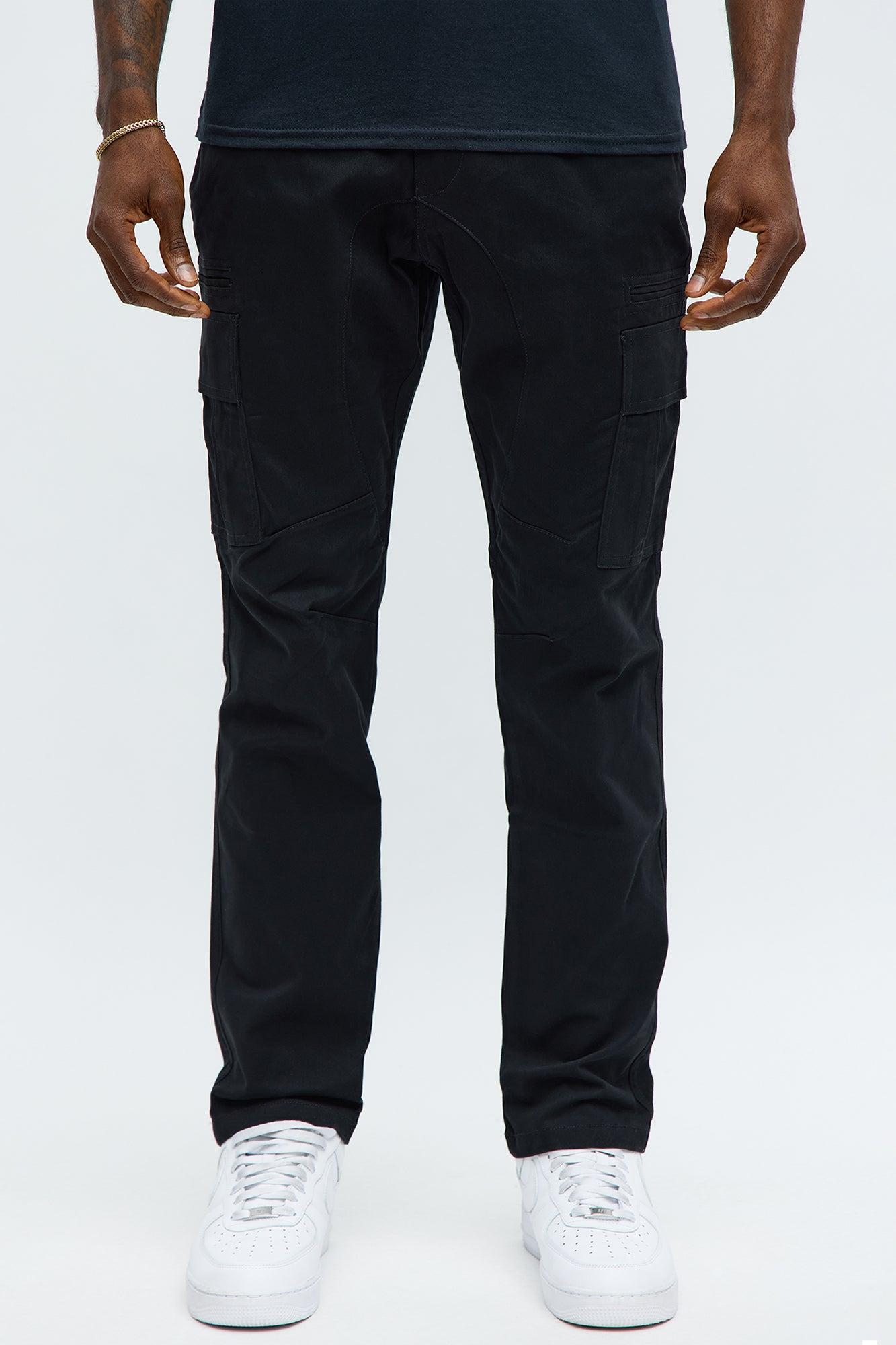 Skinny Striker Cargo Pants - Black Male Product Image