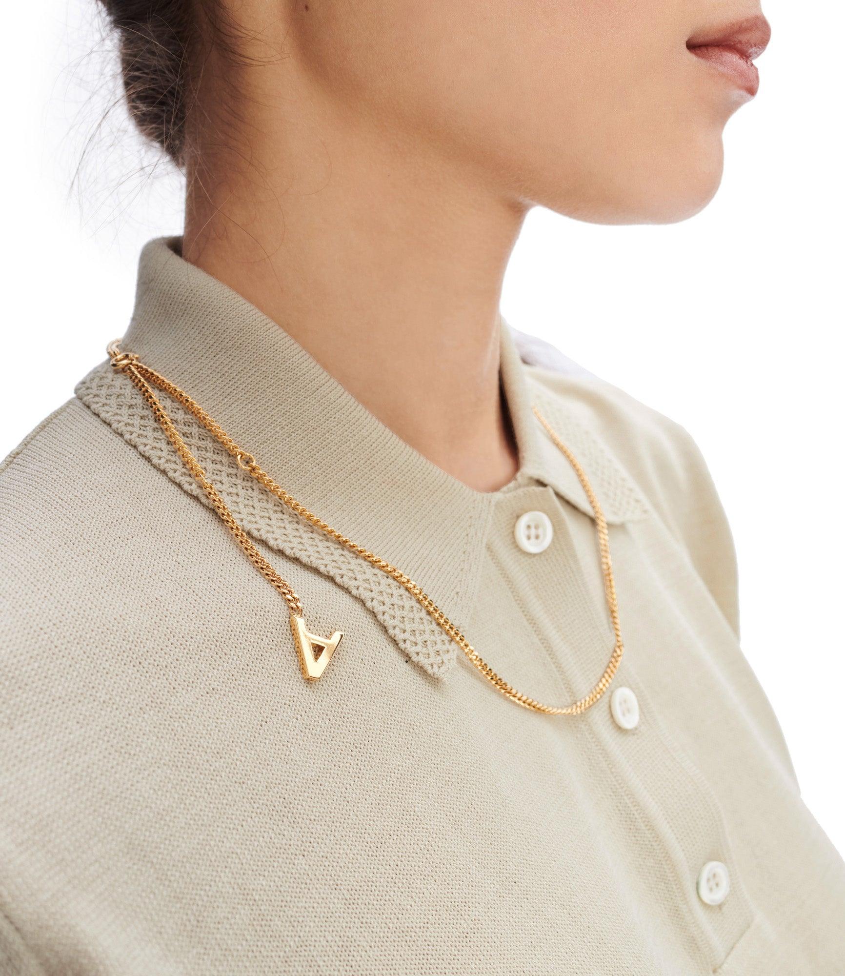 Logo A necklace Male Product Image