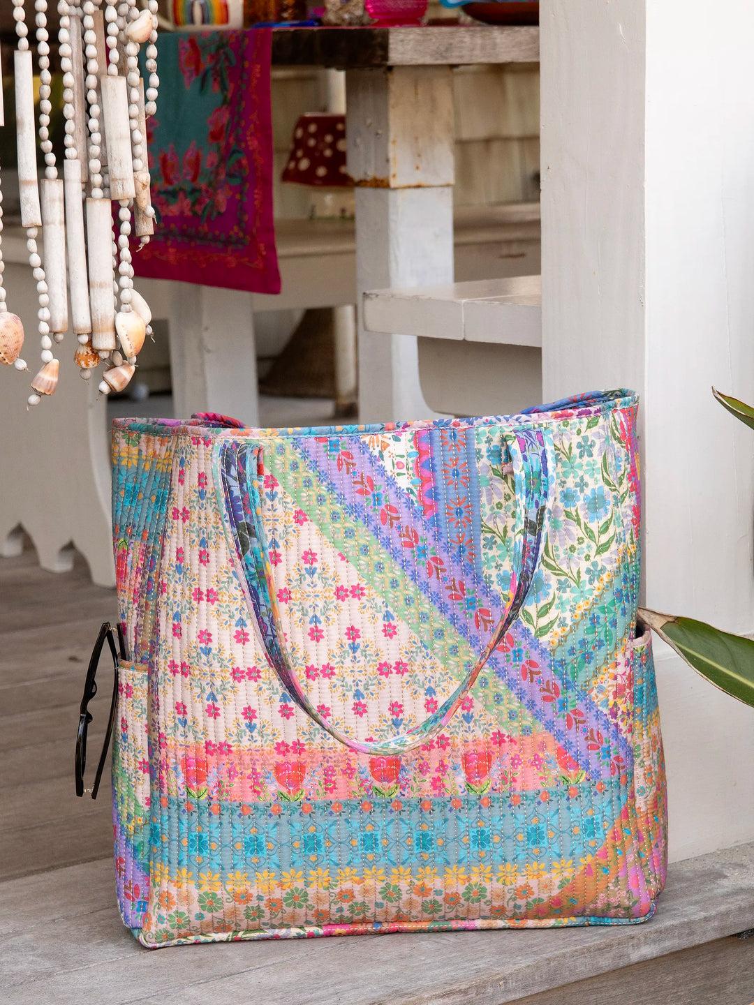 Reversible Quilted Tote Bag Product Image