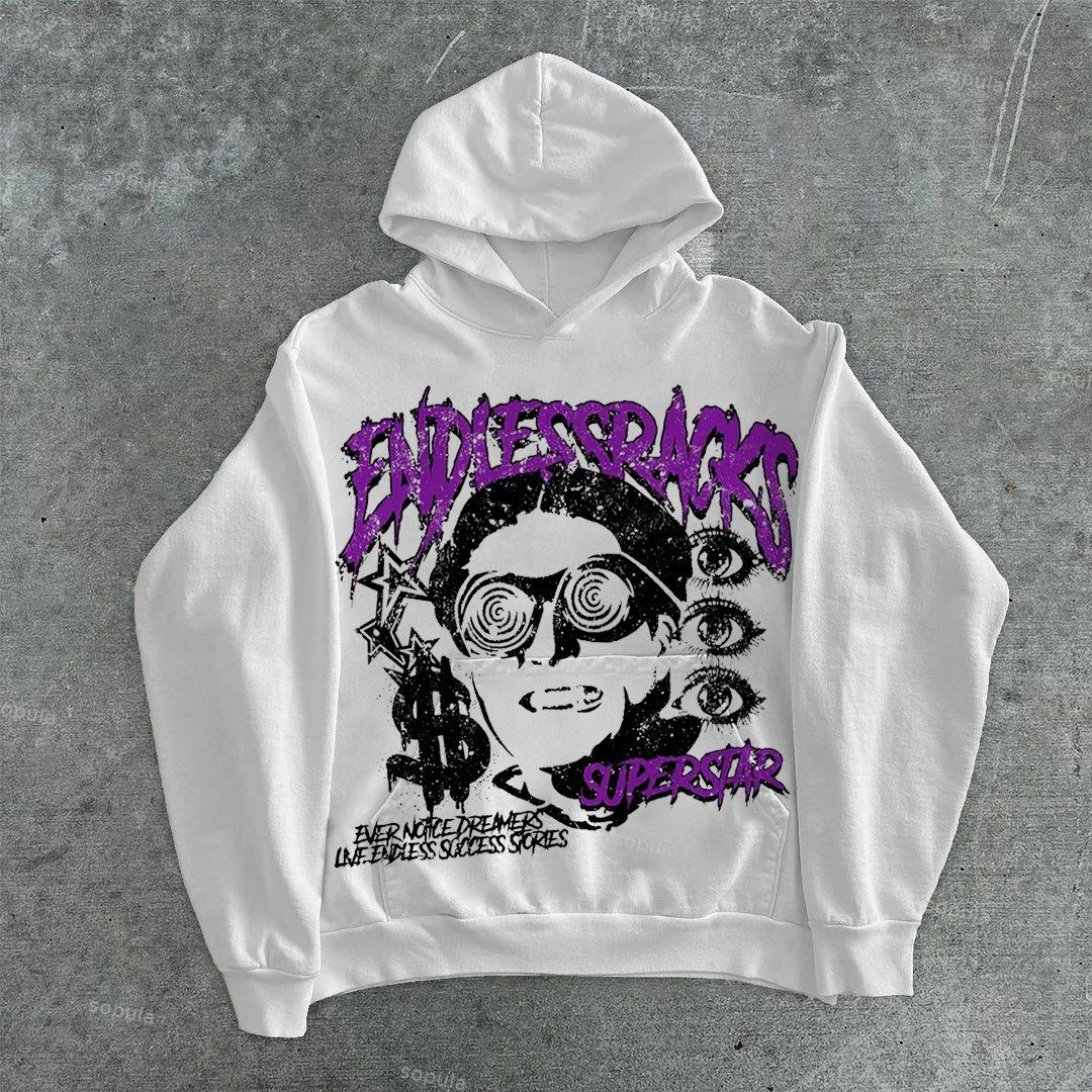 Sopula Vintage Endless The Hustler Superstar Graphics Pocket Hoodie Product Image