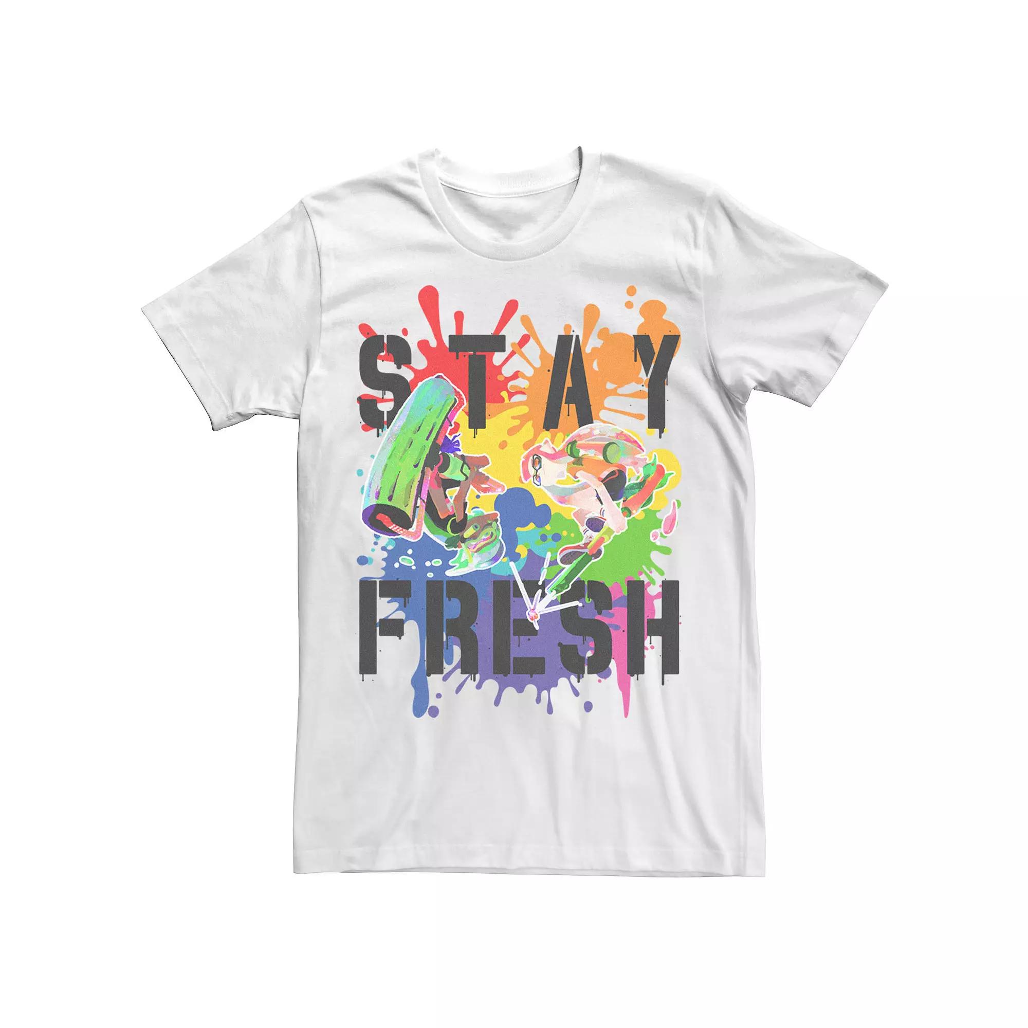 Men's Splatoon Stay Fresh Splat Tee,  Product Image