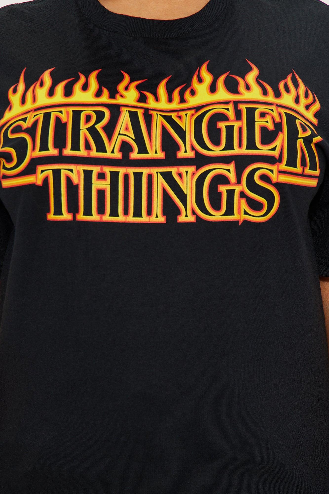 Stranger Things Oversized Tee - Black Product Image
