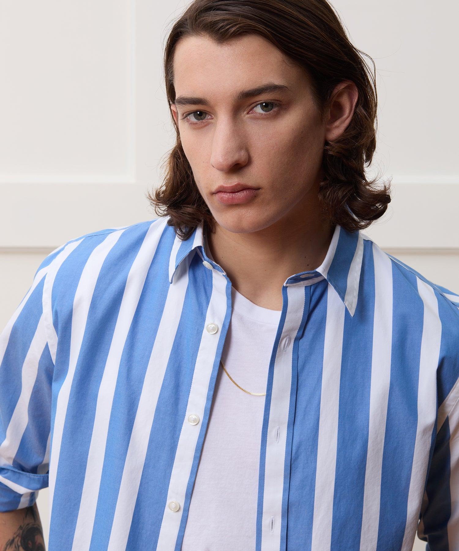 Slim Fit Cotton Poplin Point Collar Shirt Product Image