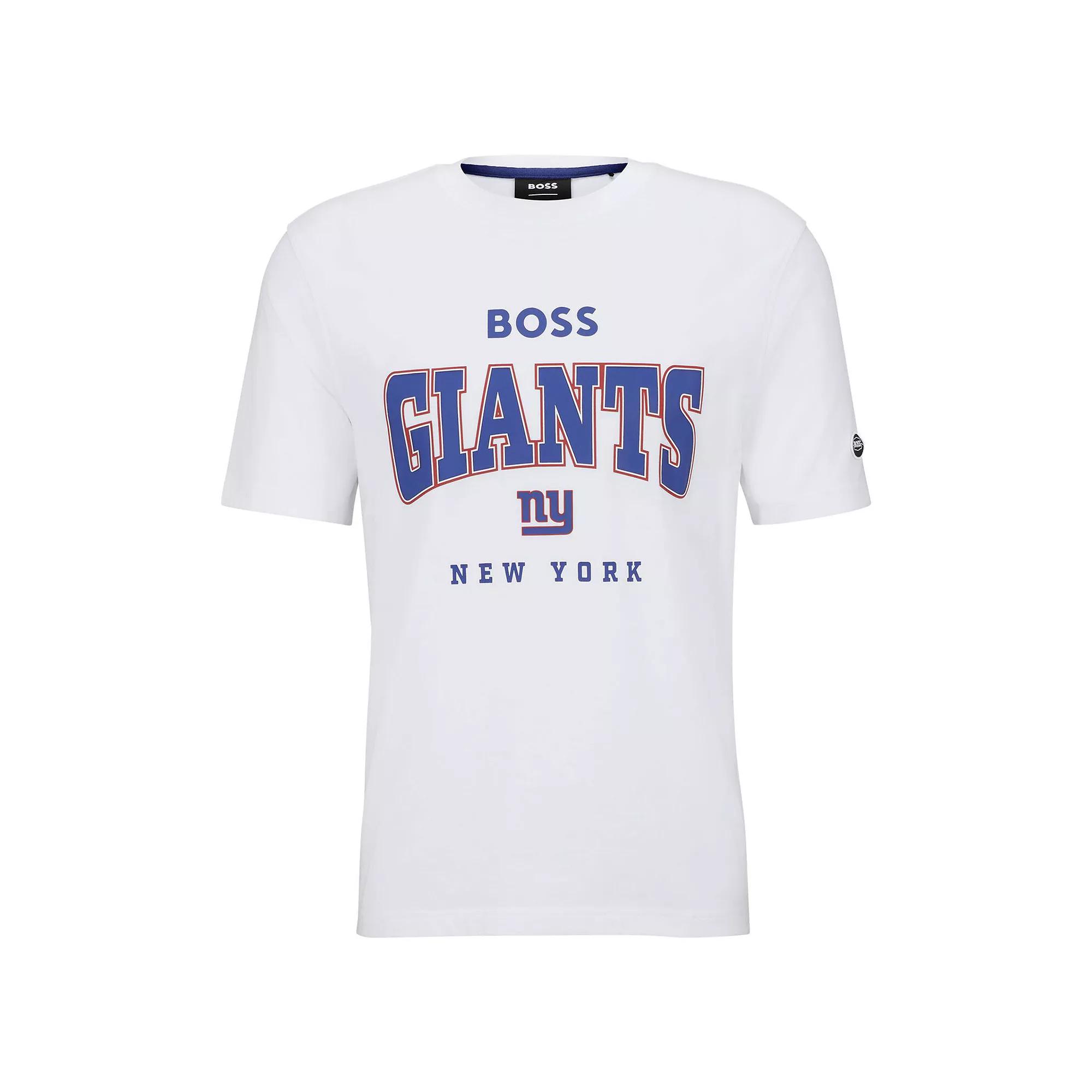 Men's BOSS X NFL  White New York Giants Huddle T-Shirt, Size: 2XL Product Image