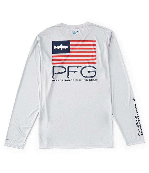 Columbia PFG Terminal Tackle Fish Star Graphic Long Sleeve T-Shirt Product Image
