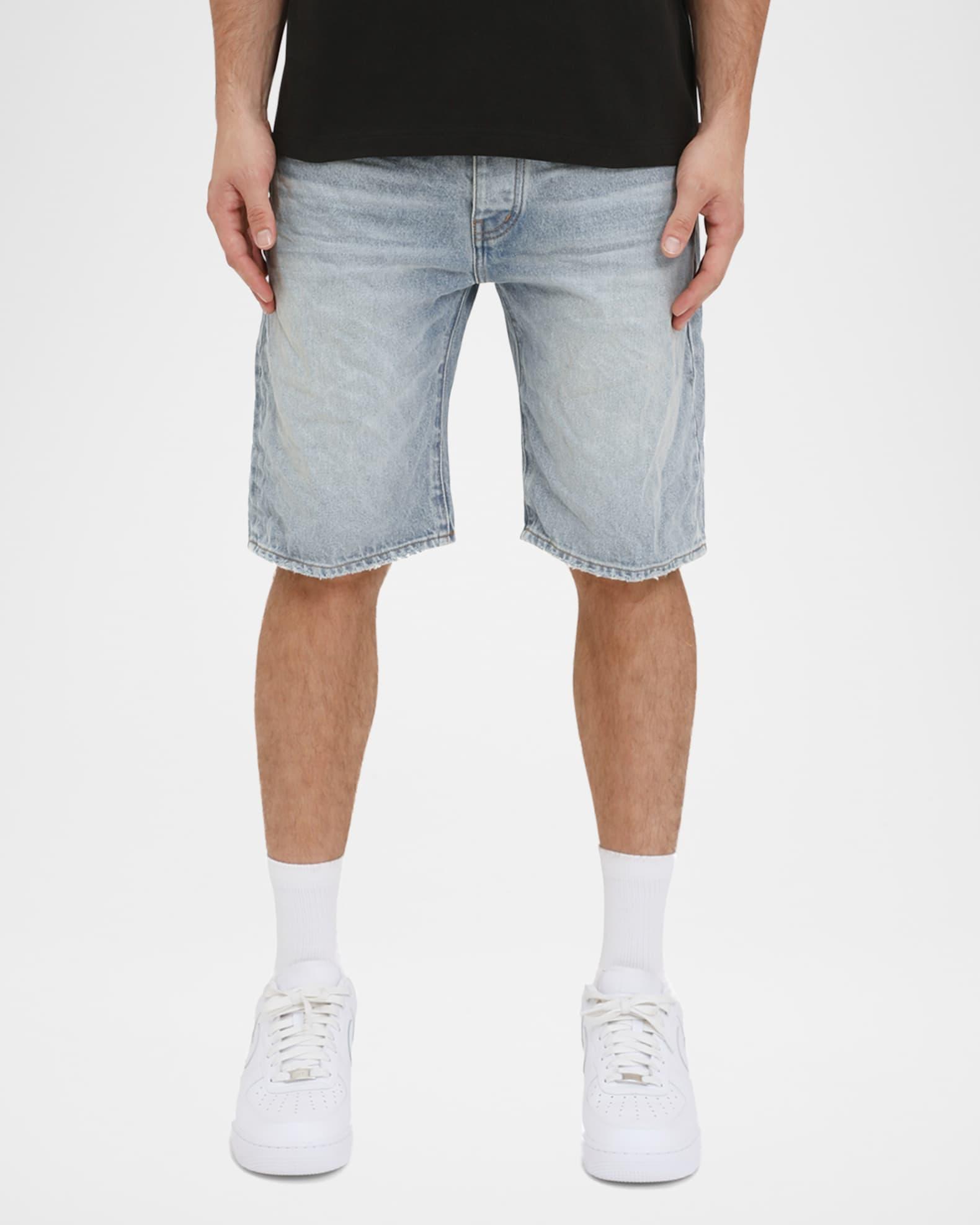 Men's Rivio Worn Denim Shorts Product Image