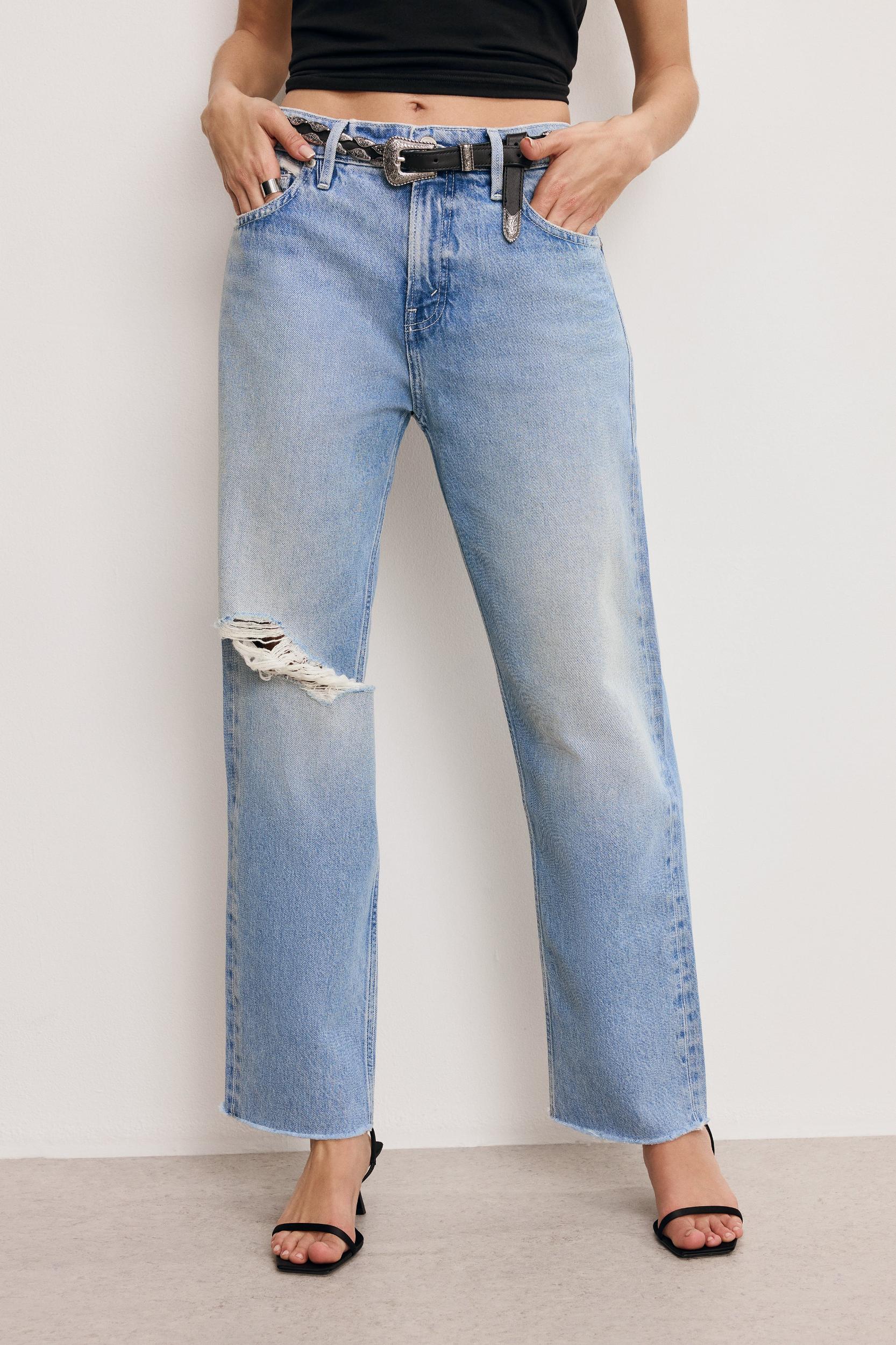 GOOD RELAXED STRAIGHT JEANS | INDIGO887 Product Image