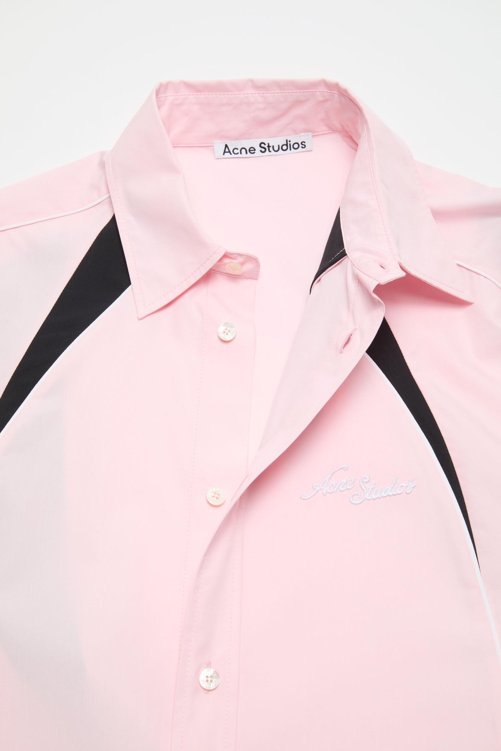 Embroidered logo button-up shirt Product Image